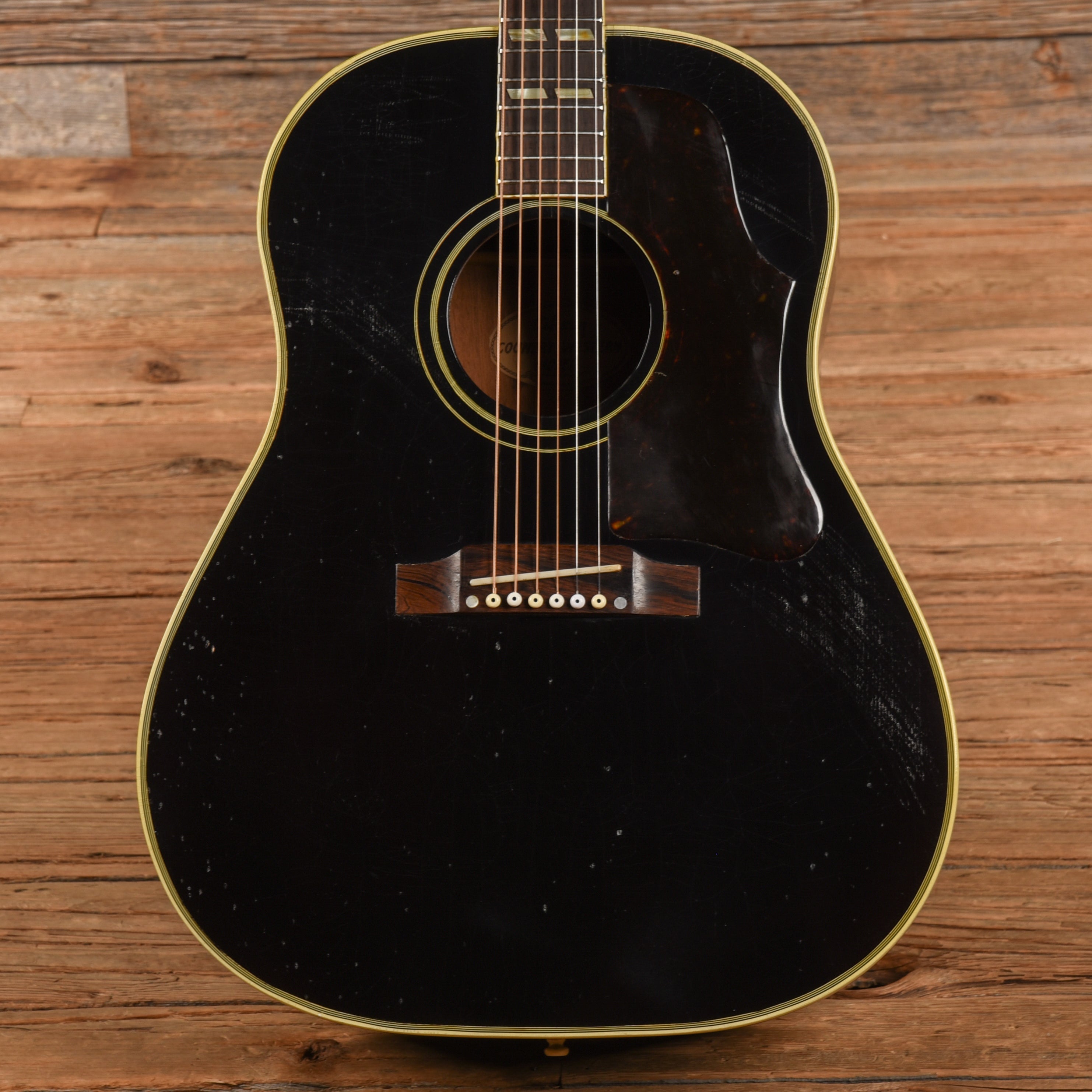 Gibson Country Western Black Refin 1959 Acoustic Guitars / Dreadnought