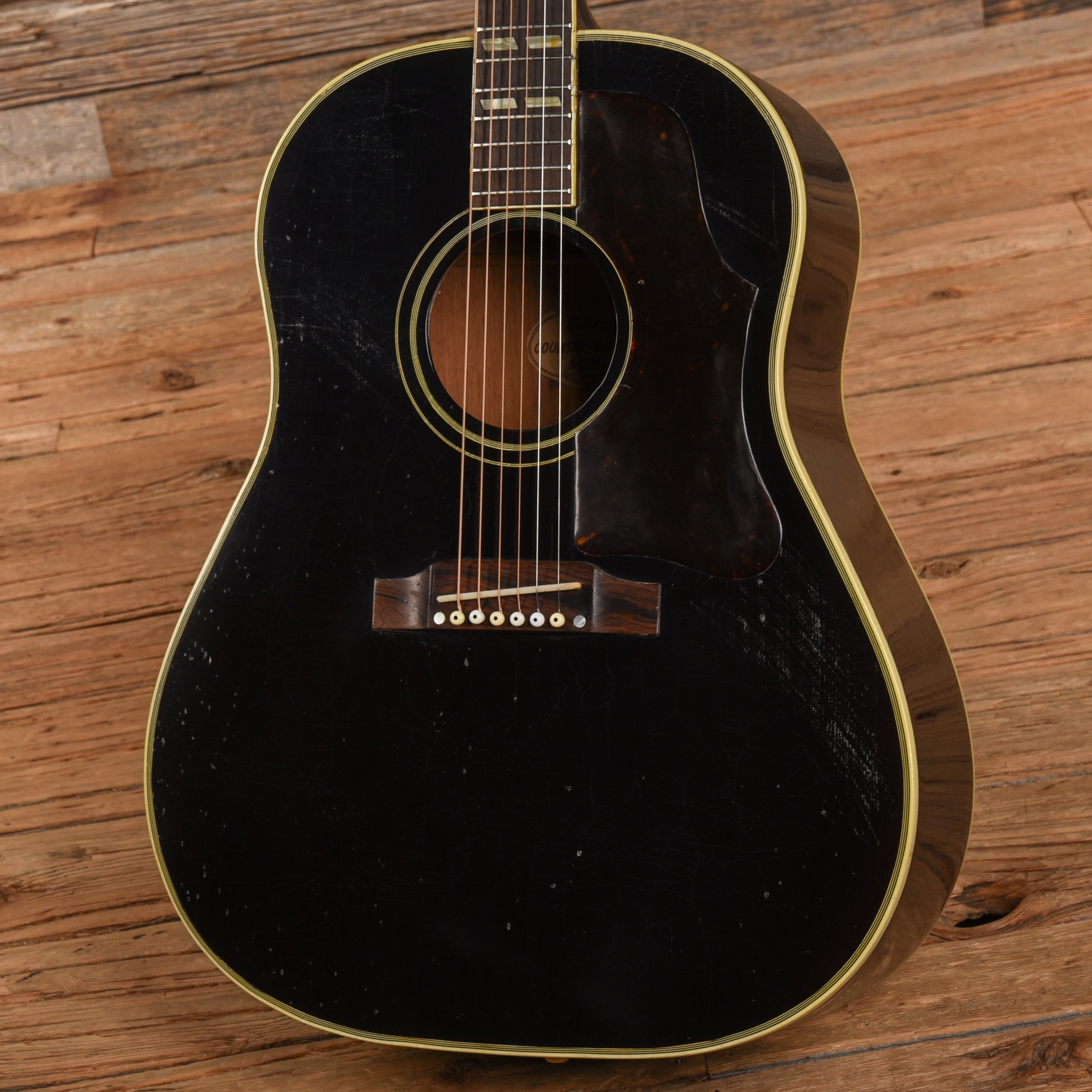 Gibson Country Western Black Refin 1959 Acoustic Guitars / Dreadnought