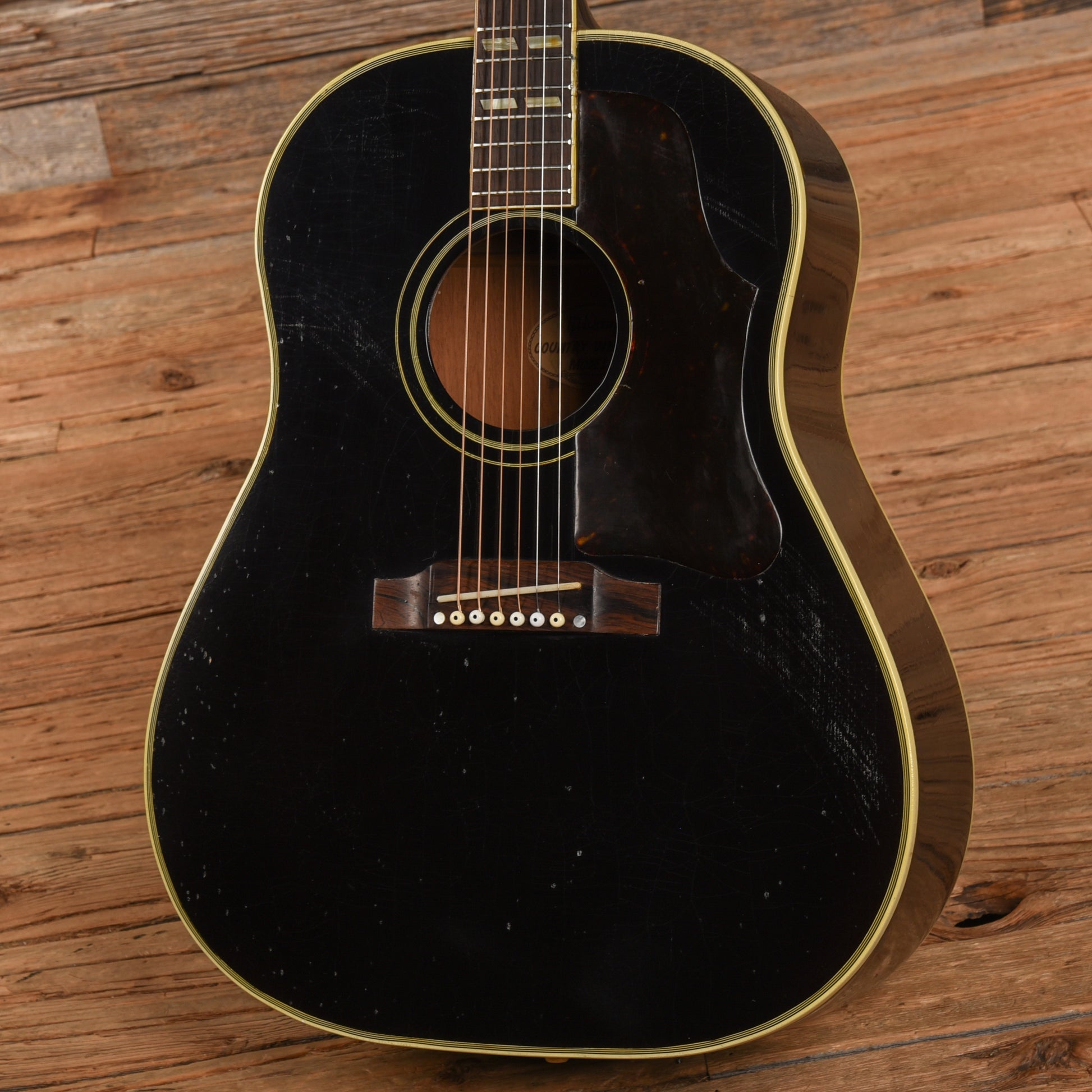 Gibson Country Western Black Refin 1959 Acoustic Guitars / Dreadnought