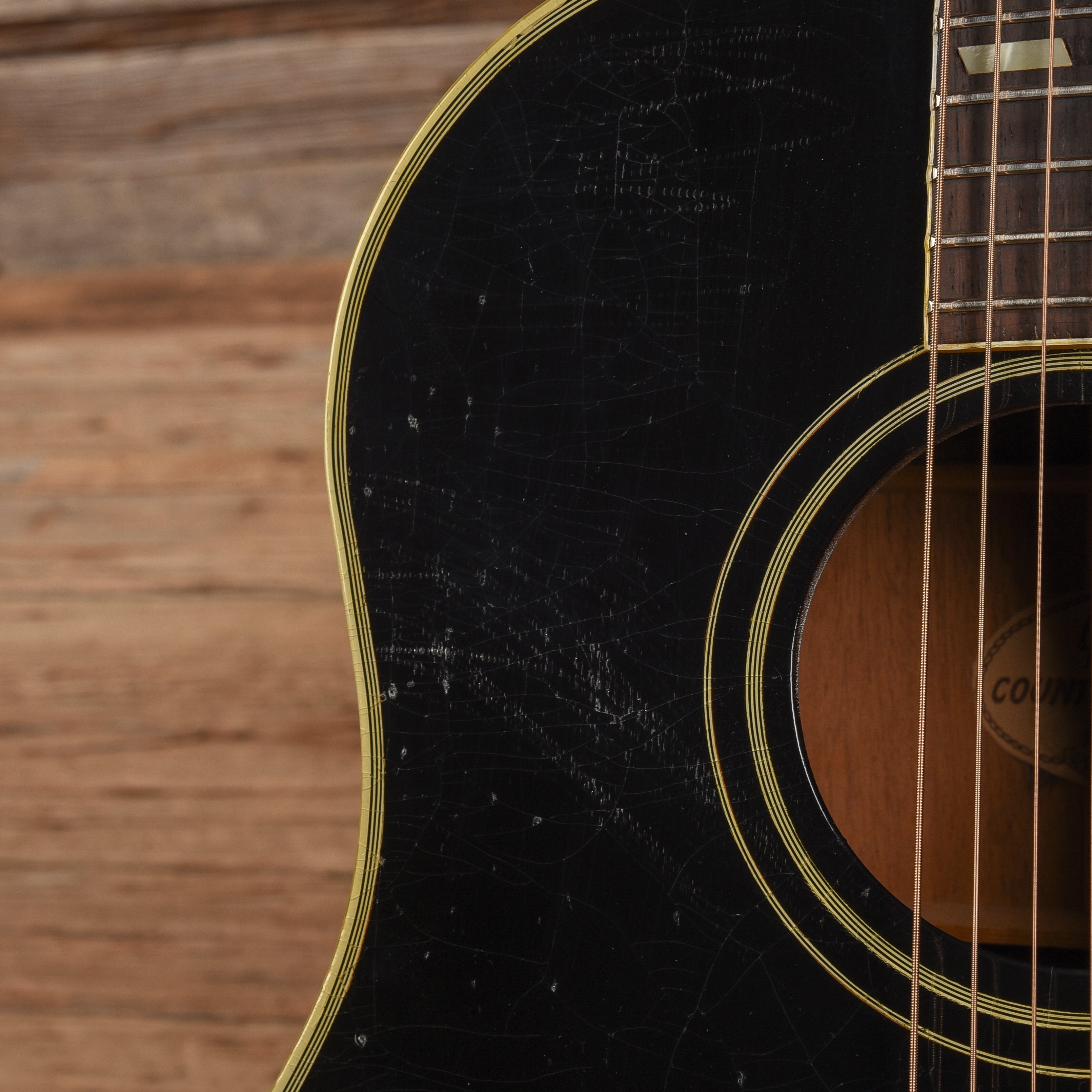 Gibson Country Western Black Refin 1959 Acoustic Guitars / Dreadnought