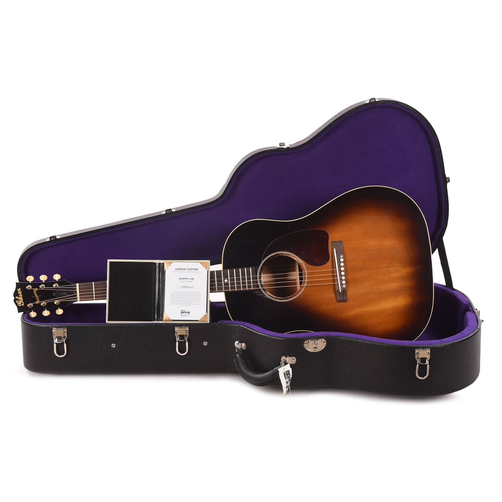 Gibson Custom Shop 1942 Banner J-45 Vintage Sunburst Murphy Lab Light Aged Acoustic Guitars / Dreadnought