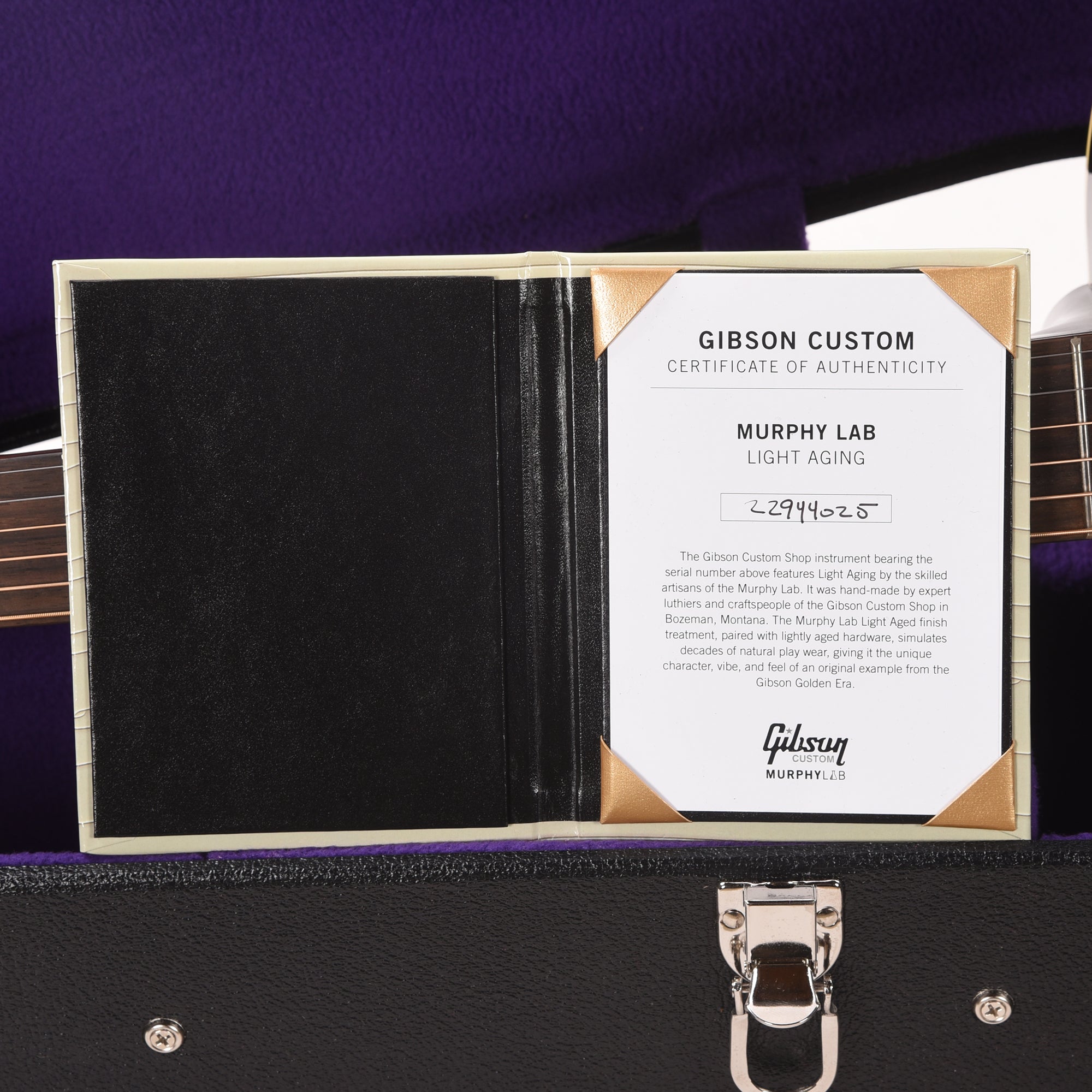 Gibson Custom Shop 1942 Banner J-45 Vintage Sunburst Murphy Lab Light Aged Acoustic Guitars / Dreadnought