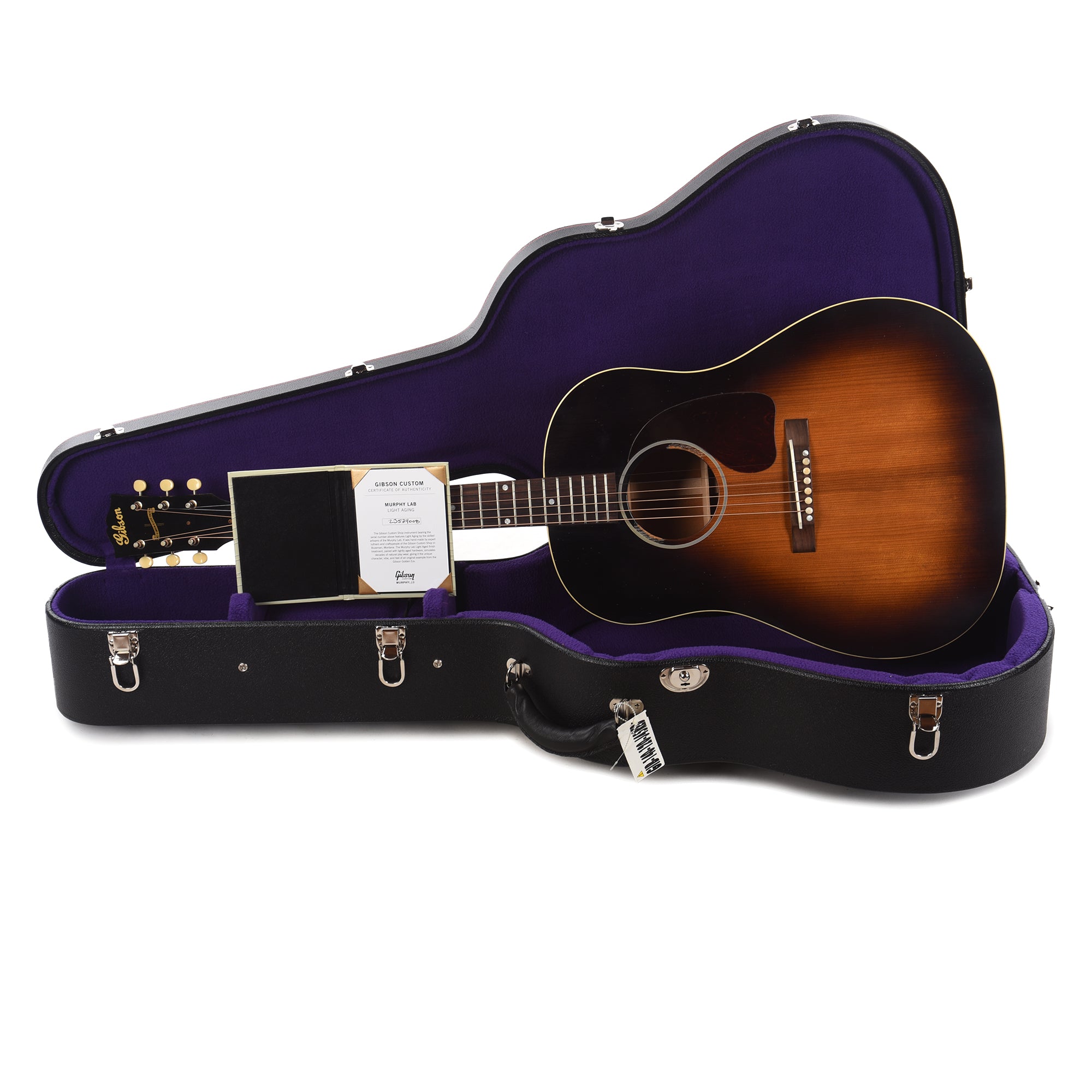 Gibson Custom Shop 1942 Banner J-45 Vintage Sunburst Murphy Lab Light Aged Acoustic Guitars / Dreadnought