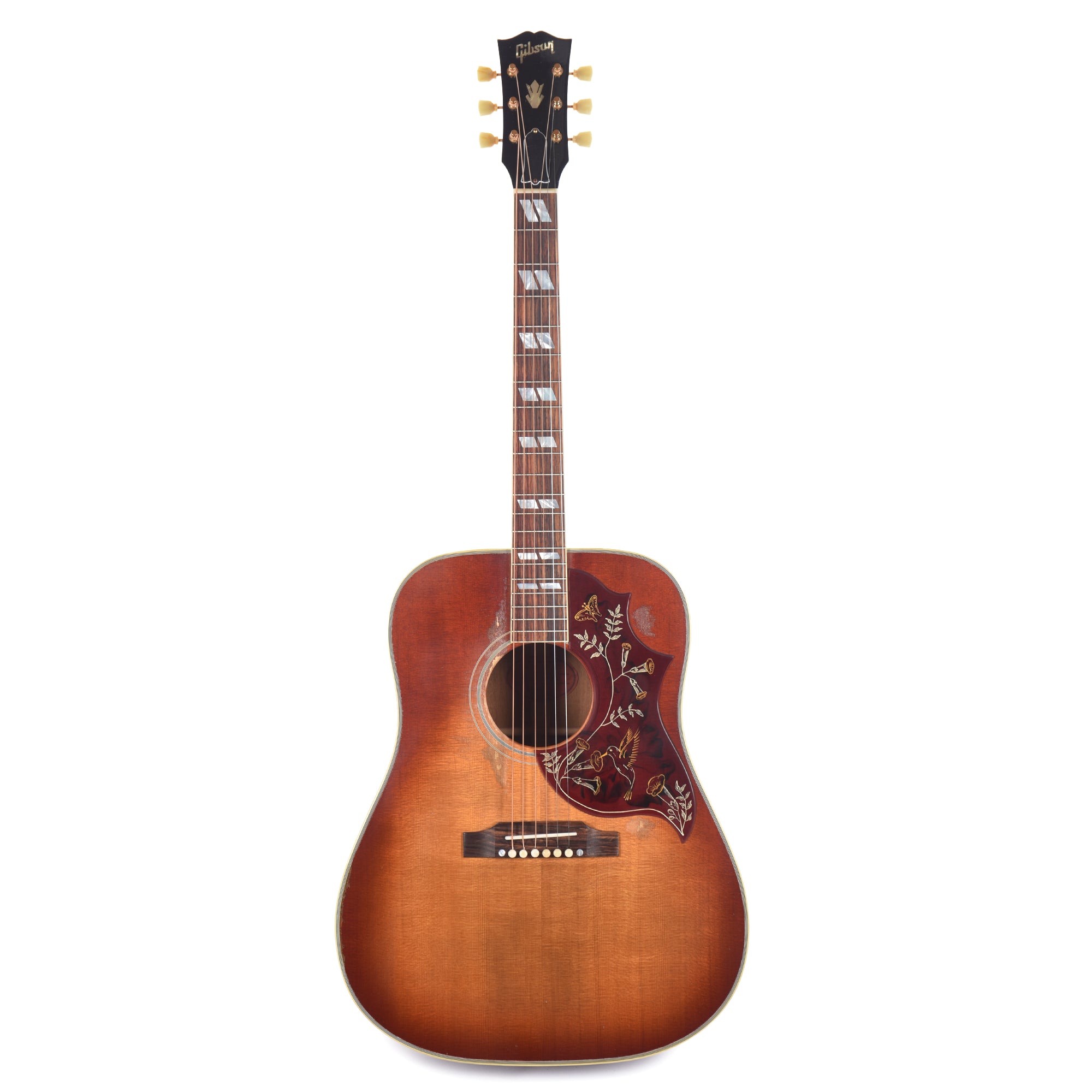Gibson Custom Shop 1960 Hummingbird Washed Cherry Sunburst Murphy Lab Heavy Aged Acoustic Guitars / Dreadnought