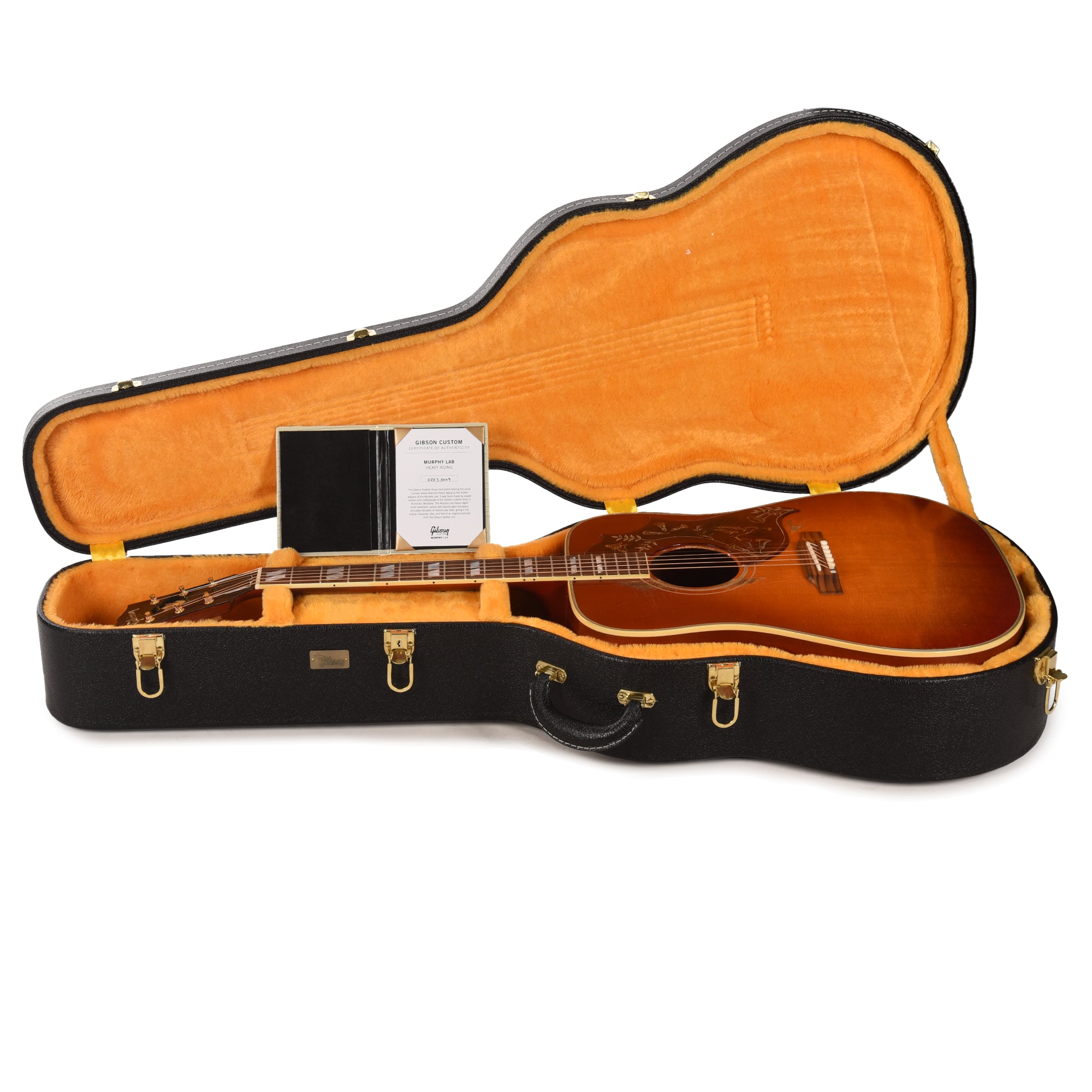 Gibson Custom Shop 1960 Hummingbird Washed Cherry Sunburst Murphy Lab Heavy Aged Acoustic Guitars / Dreadnought