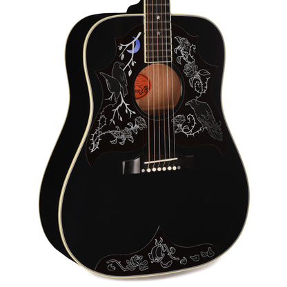 Gibson Custom Shop Artist Limited Edition Kirk Hammett Raven Ebony Acoustic Guitars / Dreadnought