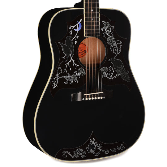 Gibson Custom Shop Artist Limited Edition Kirk Hammett Raven Ebony Acoustic Guitars / Dreadnought