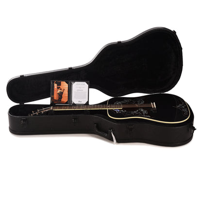 Gibson Custom Shop Artist Limited Edition Kirk Hammett Raven Ebony Acoustic Guitars / Dreadnought