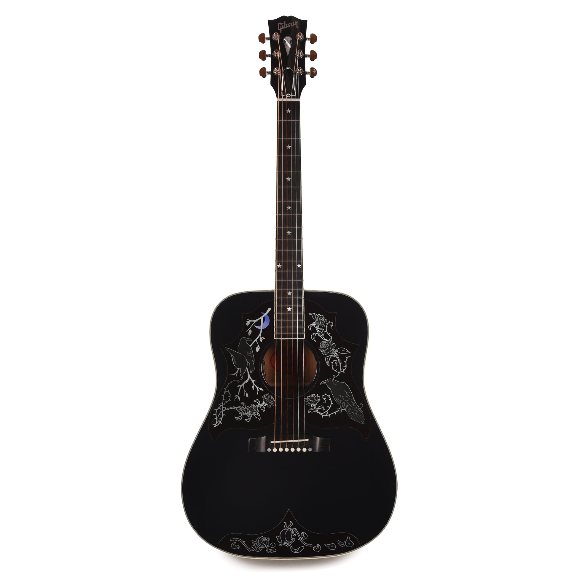 Gibson Custom Shop Artist Limited Edition Kirk Hammett Raven Ebony Acoustic Guitars / Dreadnought