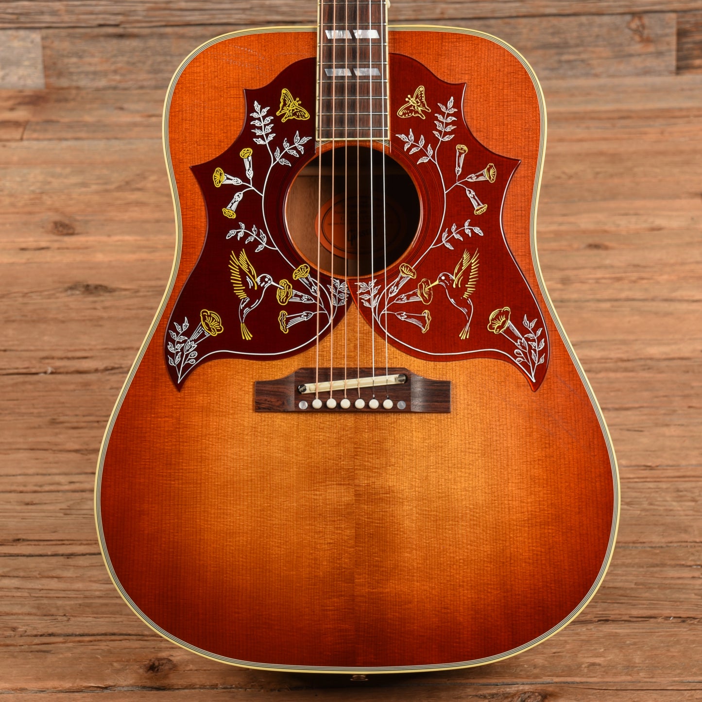 Gibson Custom Shop Historic 1960 Hummingbird with Adjustable Saddle Sunburst 2020 Acoustic Guitars / Dreadnought