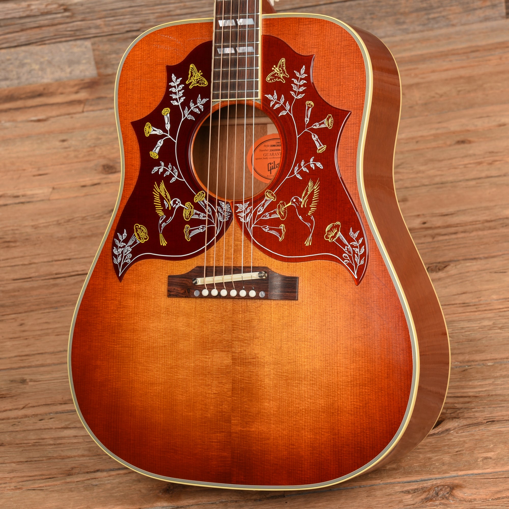 Gibson Custom Shop Historic 1960 Hummingbird with Adjustable Saddle Sunburst 2020 Acoustic Guitars / Dreadnought