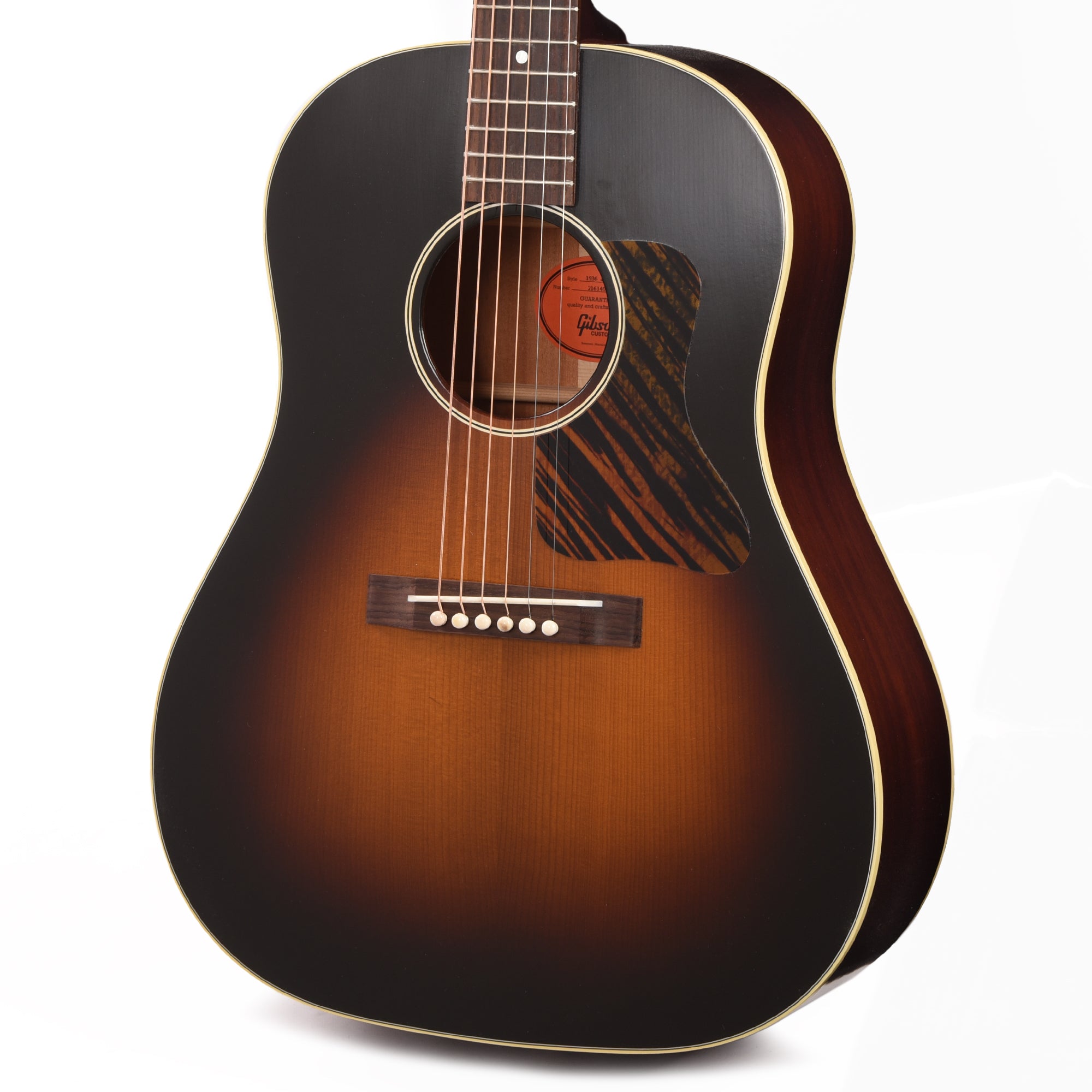 Gibson Custom Shop Historic Reissue 1936 J-35 Vintage Sunburst Acoustic Guitars / Dreadnought