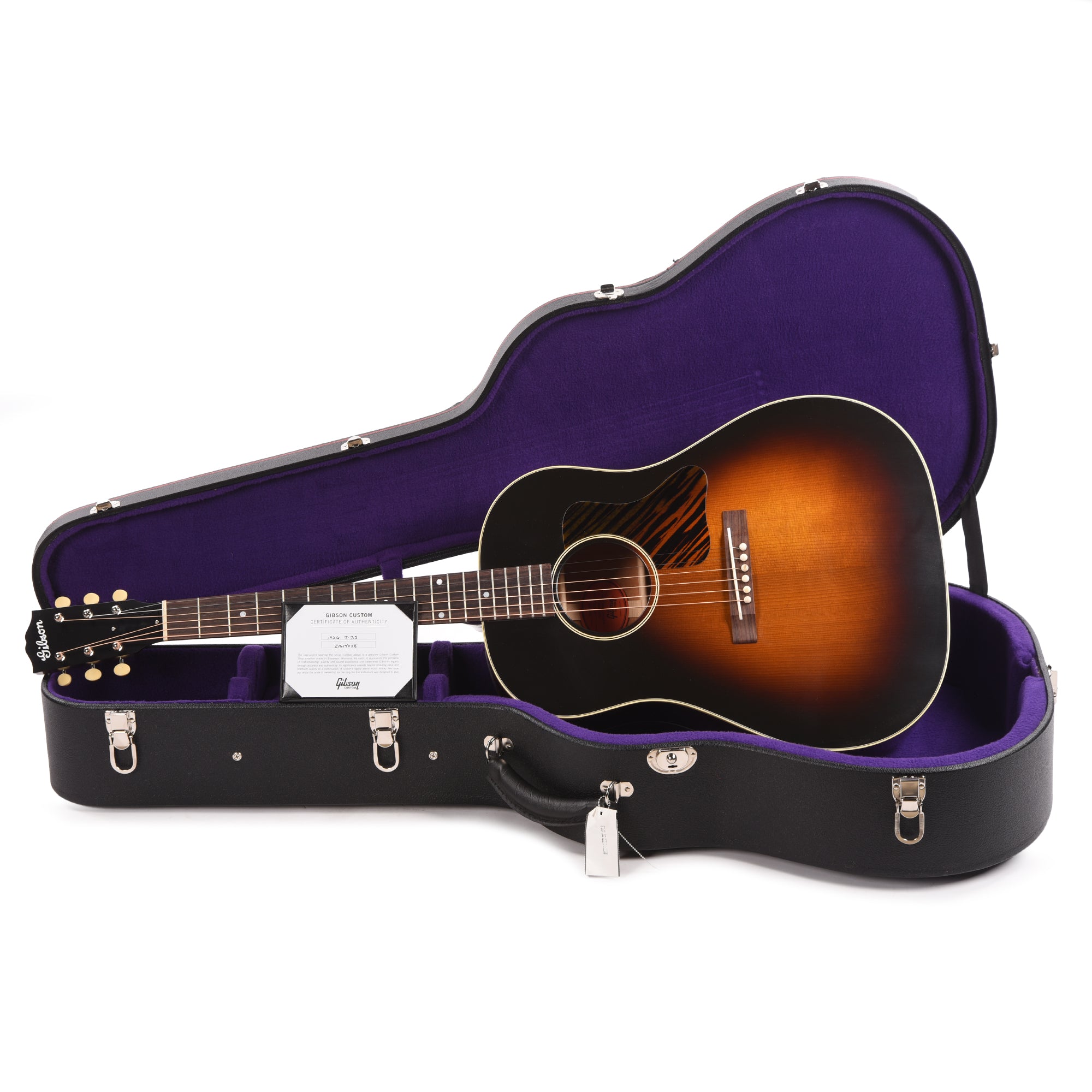 Gibson Custom Shop Historic Reissue 1936 J-35 Vintage Sunburst Acoustic Guitars / Dreadnought