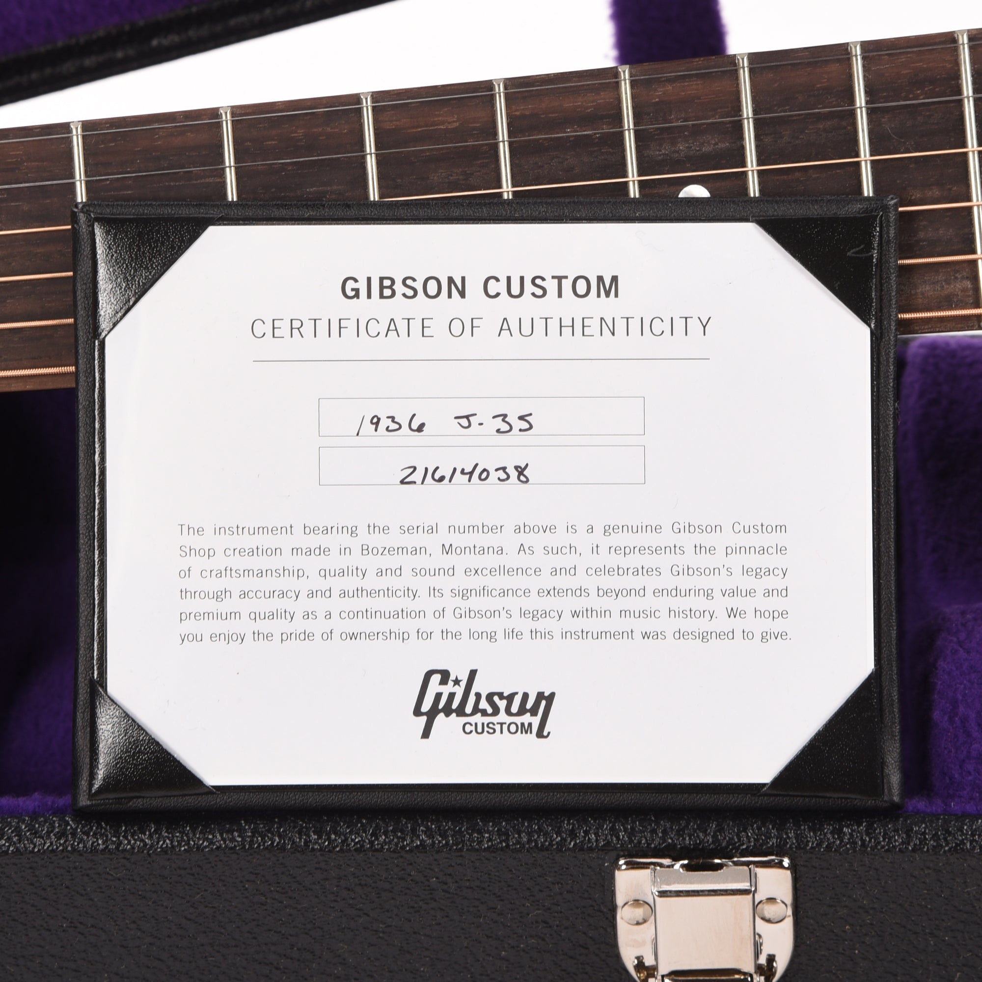 Gibson Custom Shop Historic Reissue 1936 J-35 Vintage Sunburst Acoustic Guitars / Dreadnought