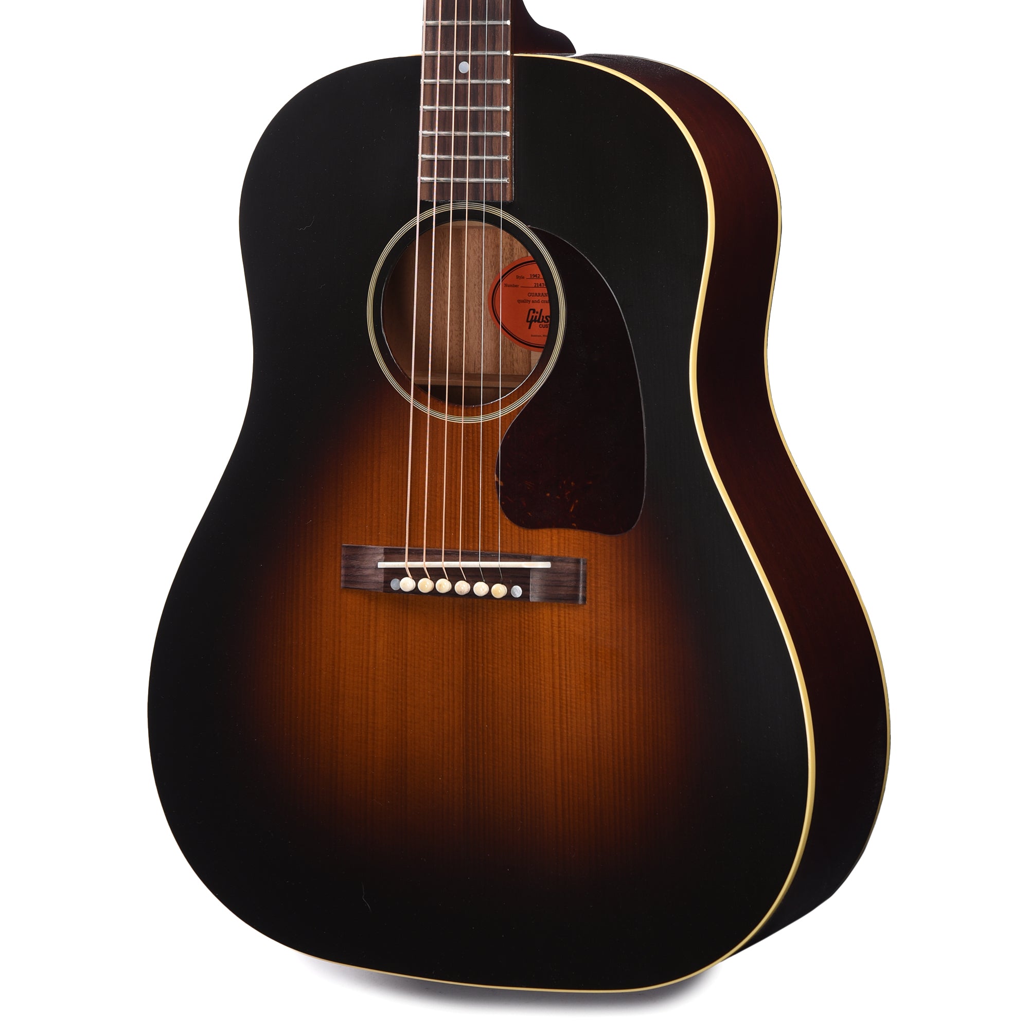 Gibson Custom Shop Historic Reissue 1942 Banner J-45 Vintage Sunburst Acoustic Guitars / Dreadnought