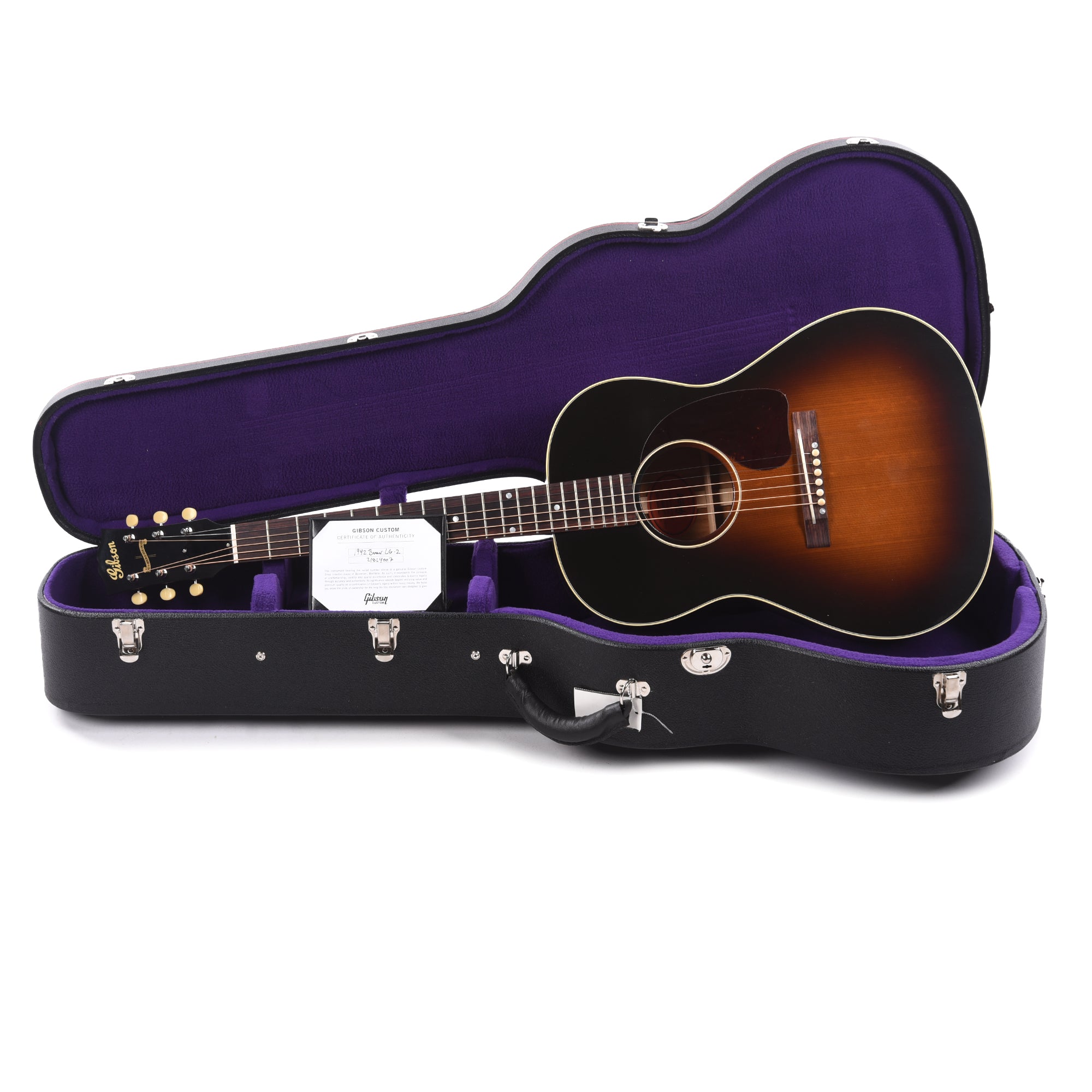 Gibson Custom Shop Historic Reissue 1942 Banner LG-2 Vintage Sunburst Acoustic Guitars / Dreadnought