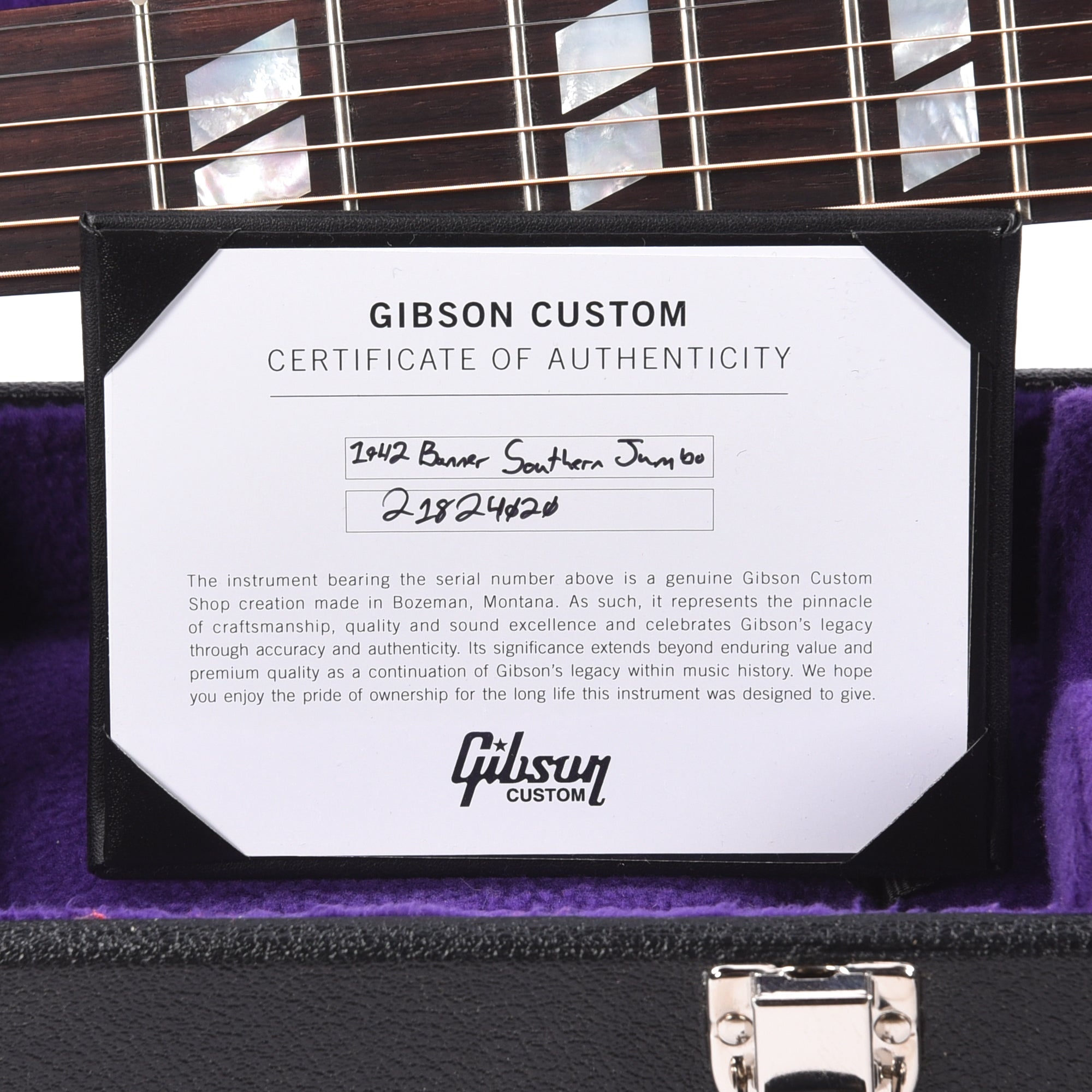 Gibson Custom Shop Historic Reissue 1942 Banner Southern Jumbo Vintage Sunburst Acoustic Guitars / Dreadnought