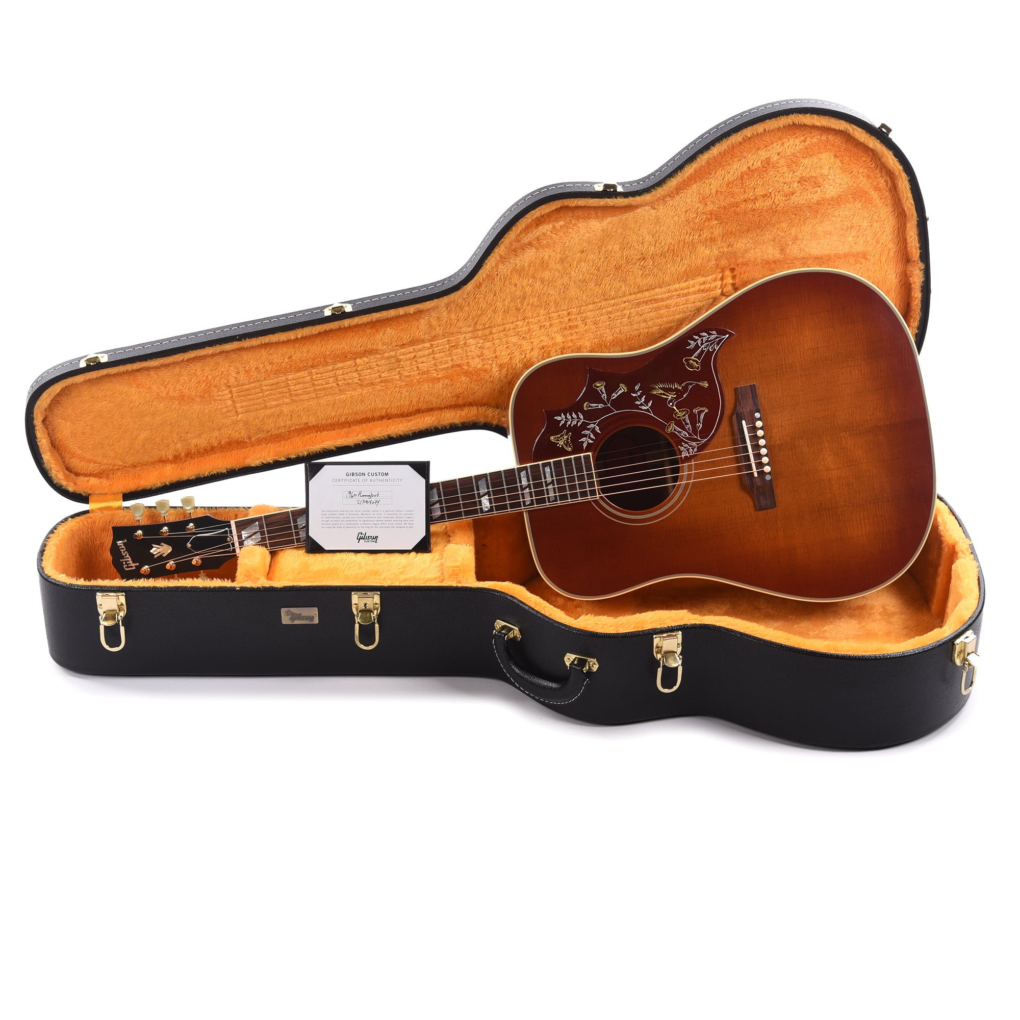 Gibson Custom Shop Historic Reissue 1960 Hummingbird Fixed Bridge Heritage Cherry Sunburst Acoustic Guitars / Dreadnought
