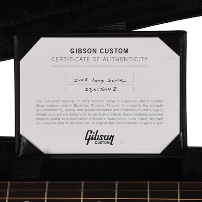 Gibson Custom Shop Limited Run J-45 Standard Long Scale Vintage Sunburst Gloss Acoustic Guitars / Dreadnought