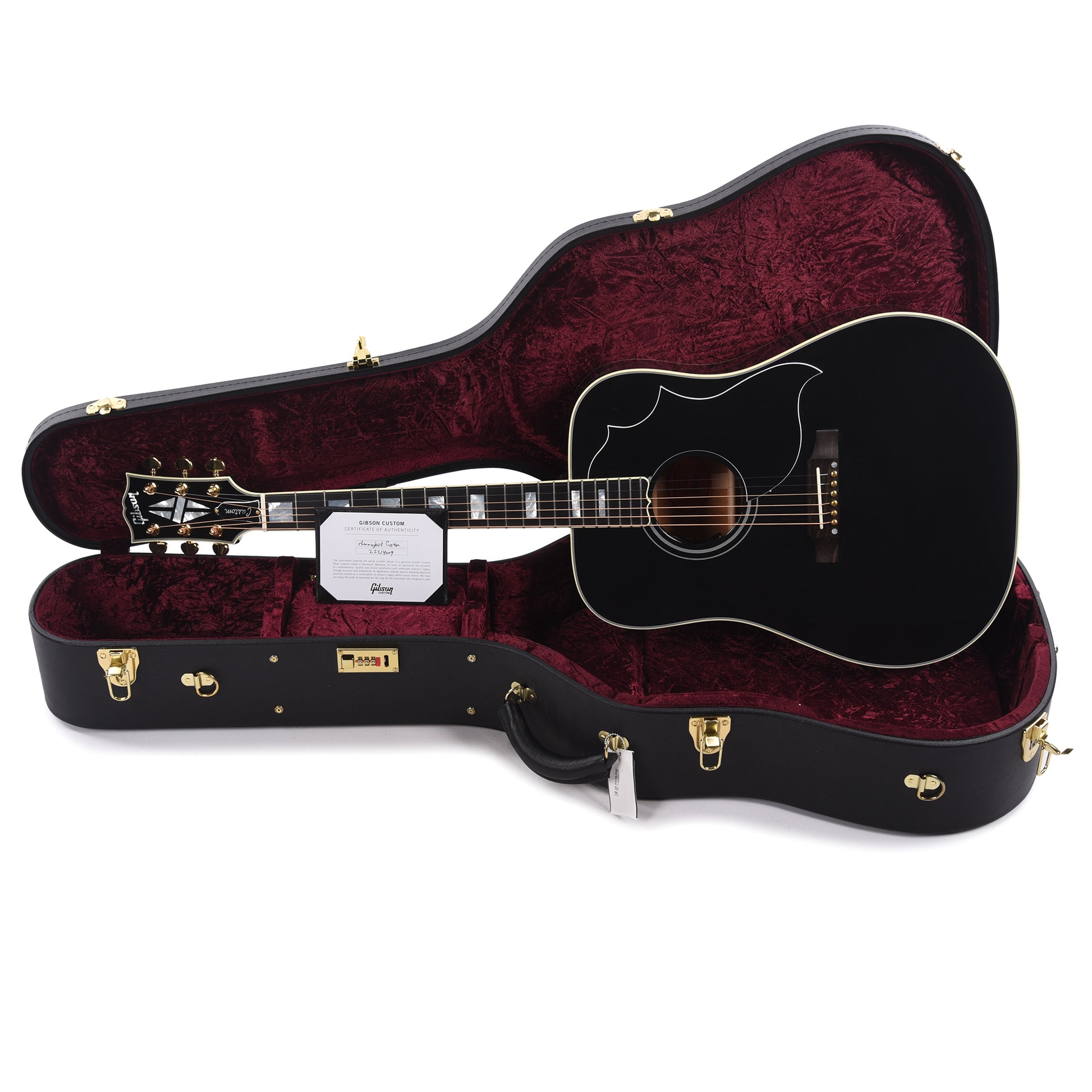 Gibson Custom Shop Modern Hummingbird Custom Ebony Acoustic Guitars / Dreadnought