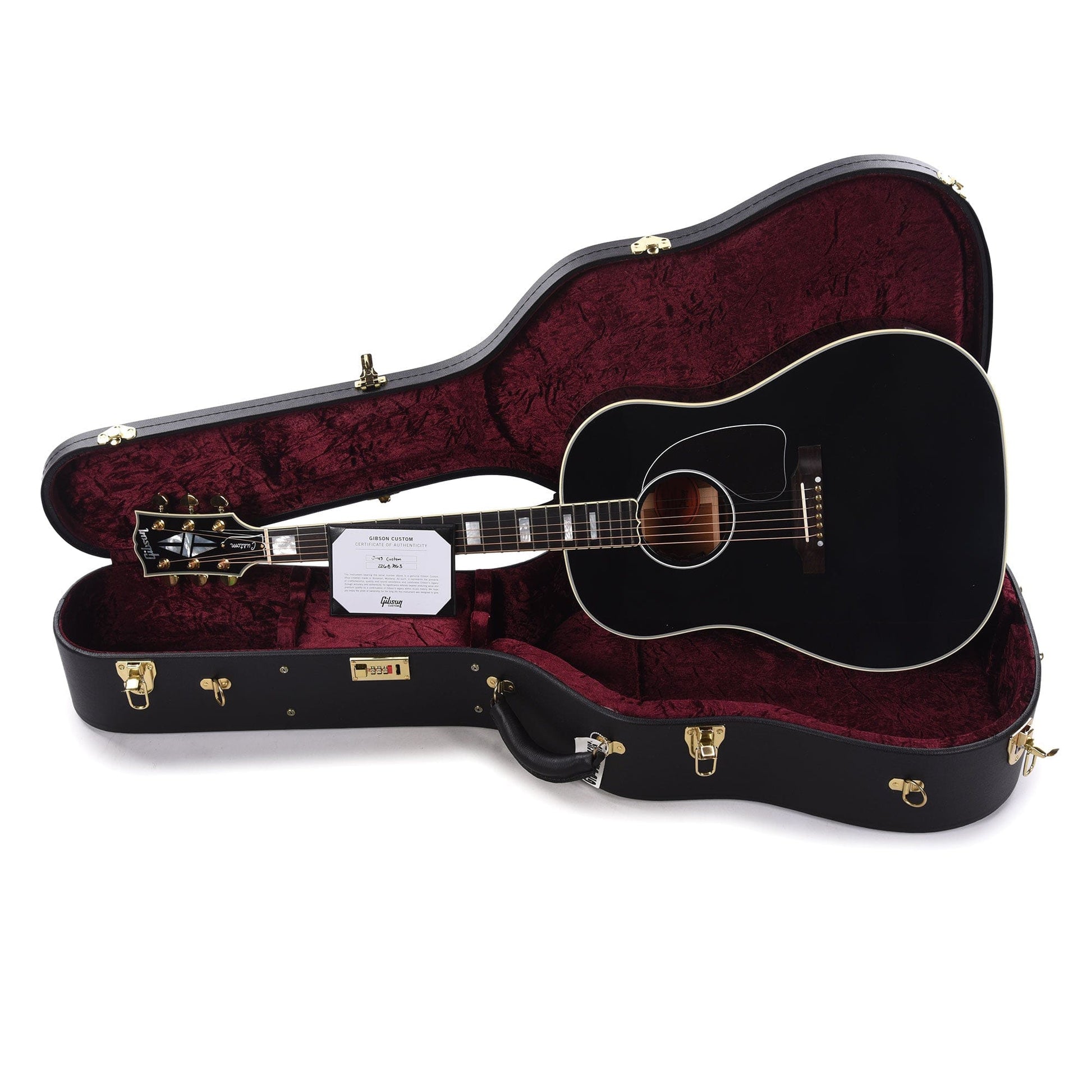 Gibson Custom Shop Modern J-45 Custom Ebony Acoustic Guitars / Dreadnought