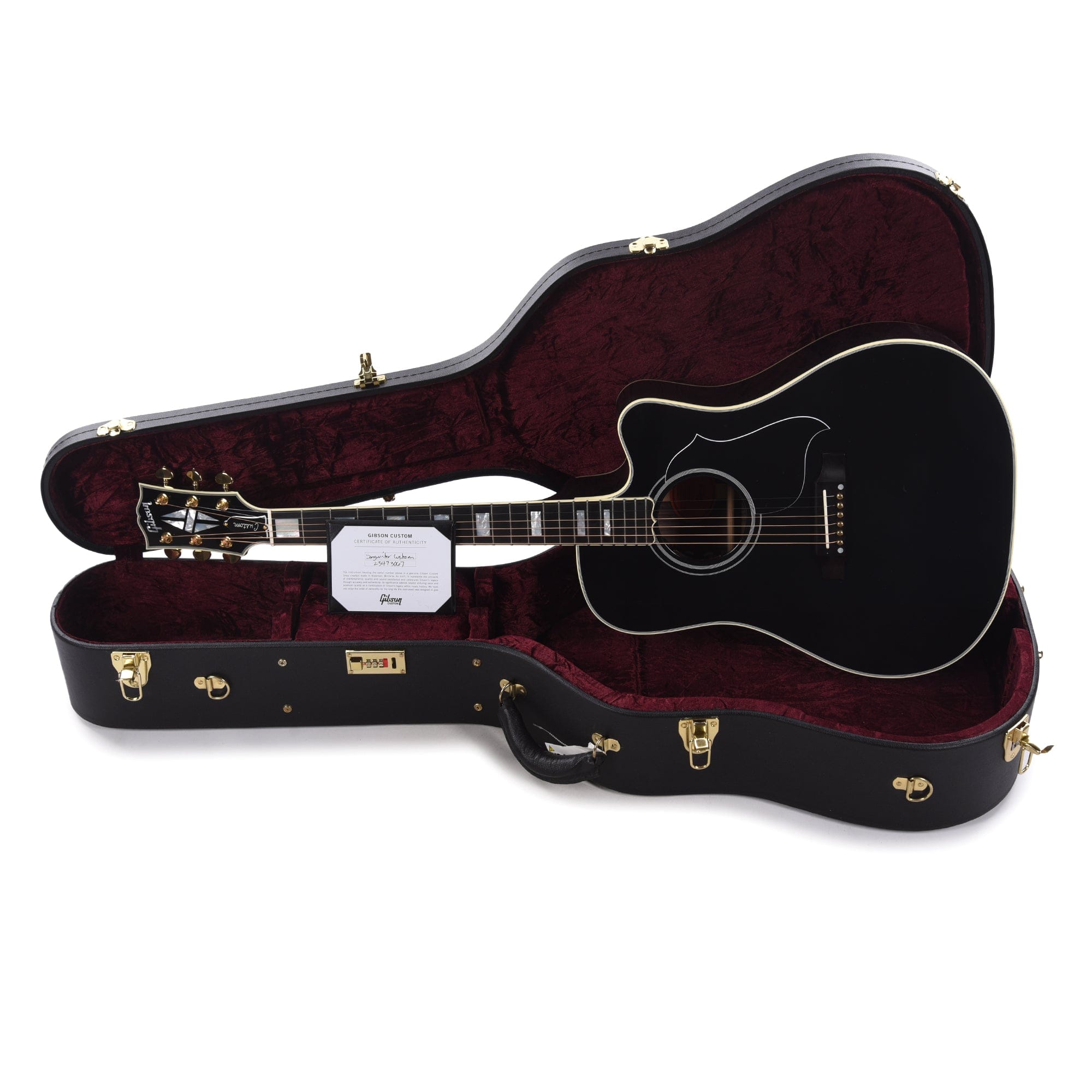 Gibson Custom Shop Modern Songwriter EC Custom Ebony – Chicago Music ...