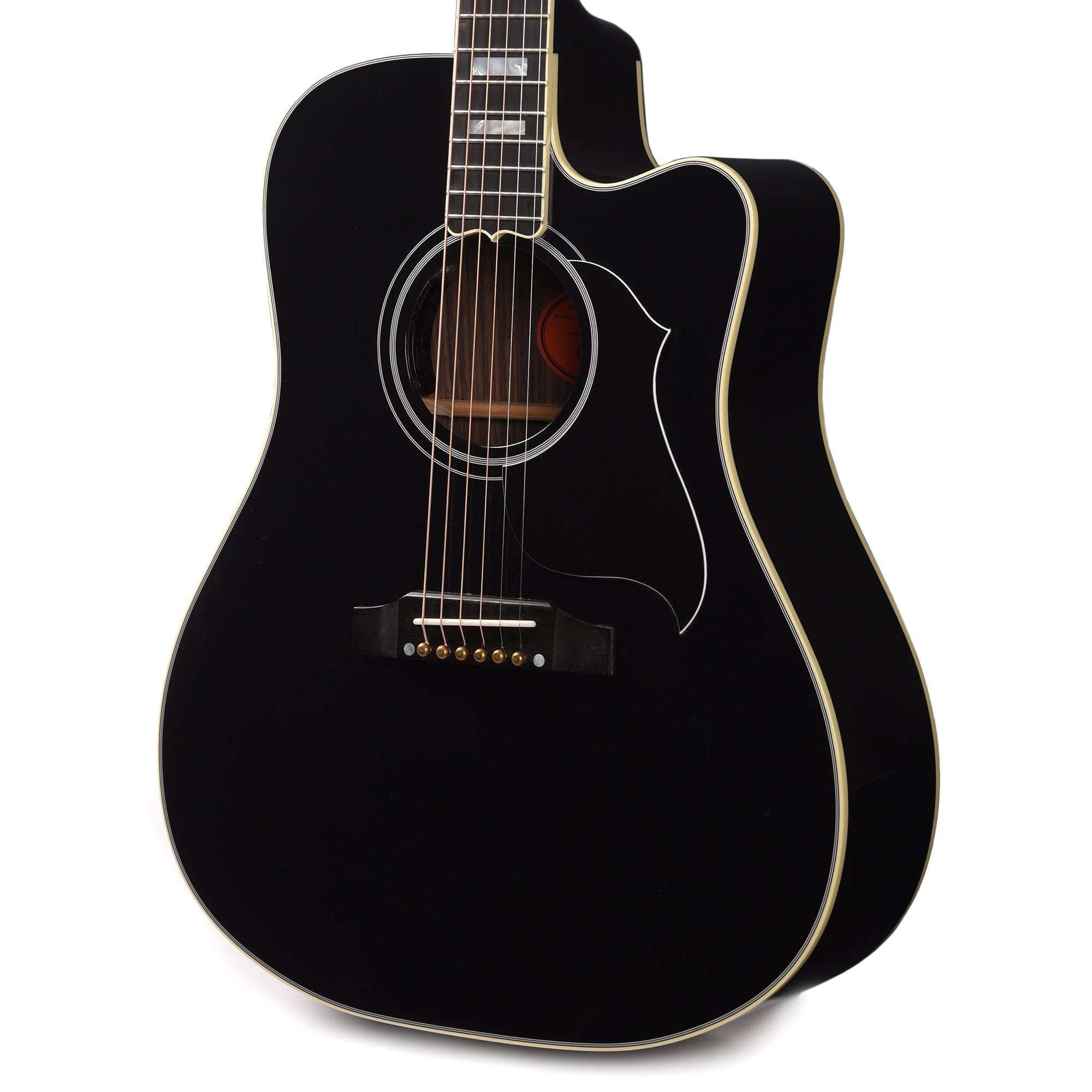 Gibson Custom Shop Modern Songwriter EC Custom Ebony Acoustic Guitars / Dreadnought