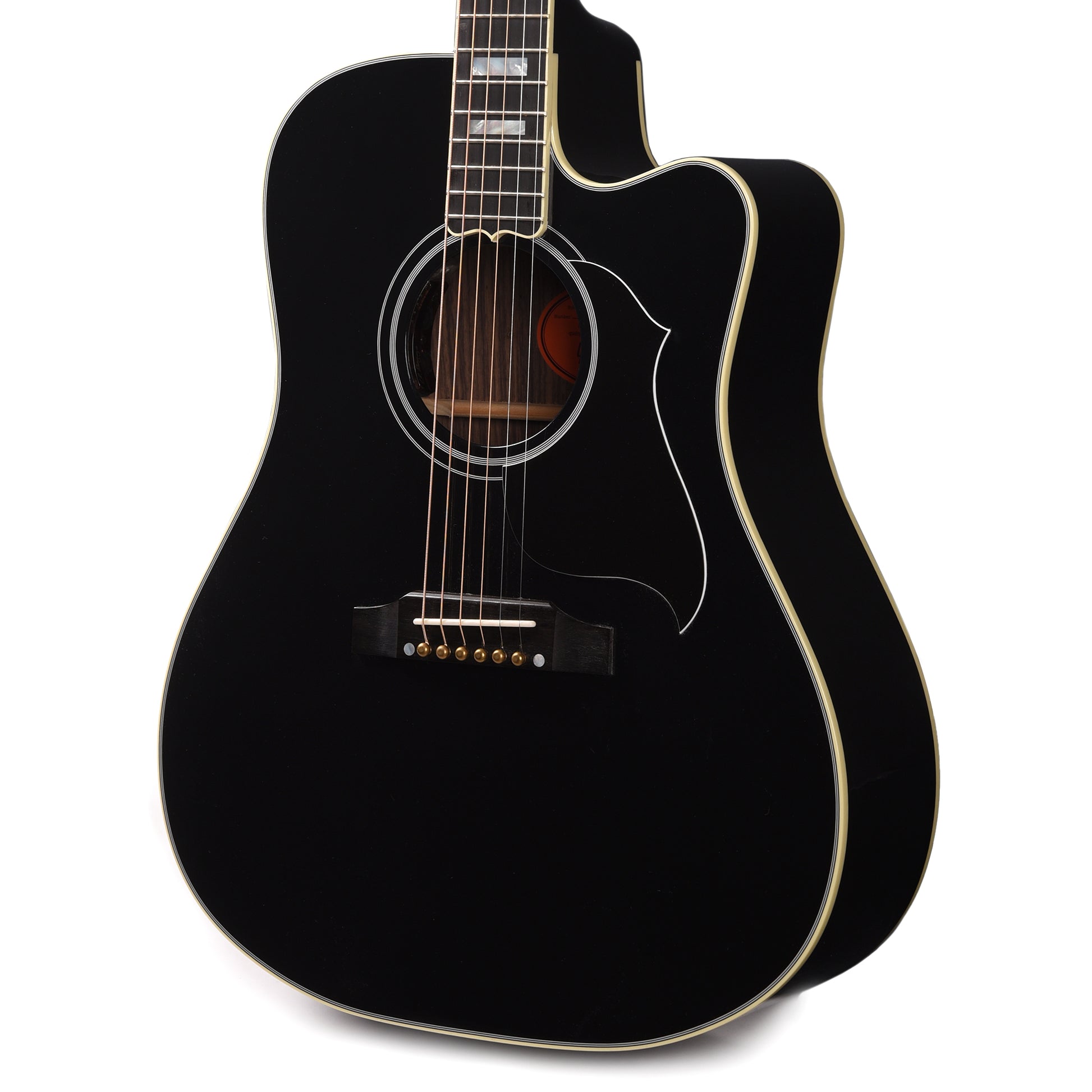 Gibson Custom Shop Modern Songwriter EC Custom Ebony Acoustic Guitars / Dreadnought
