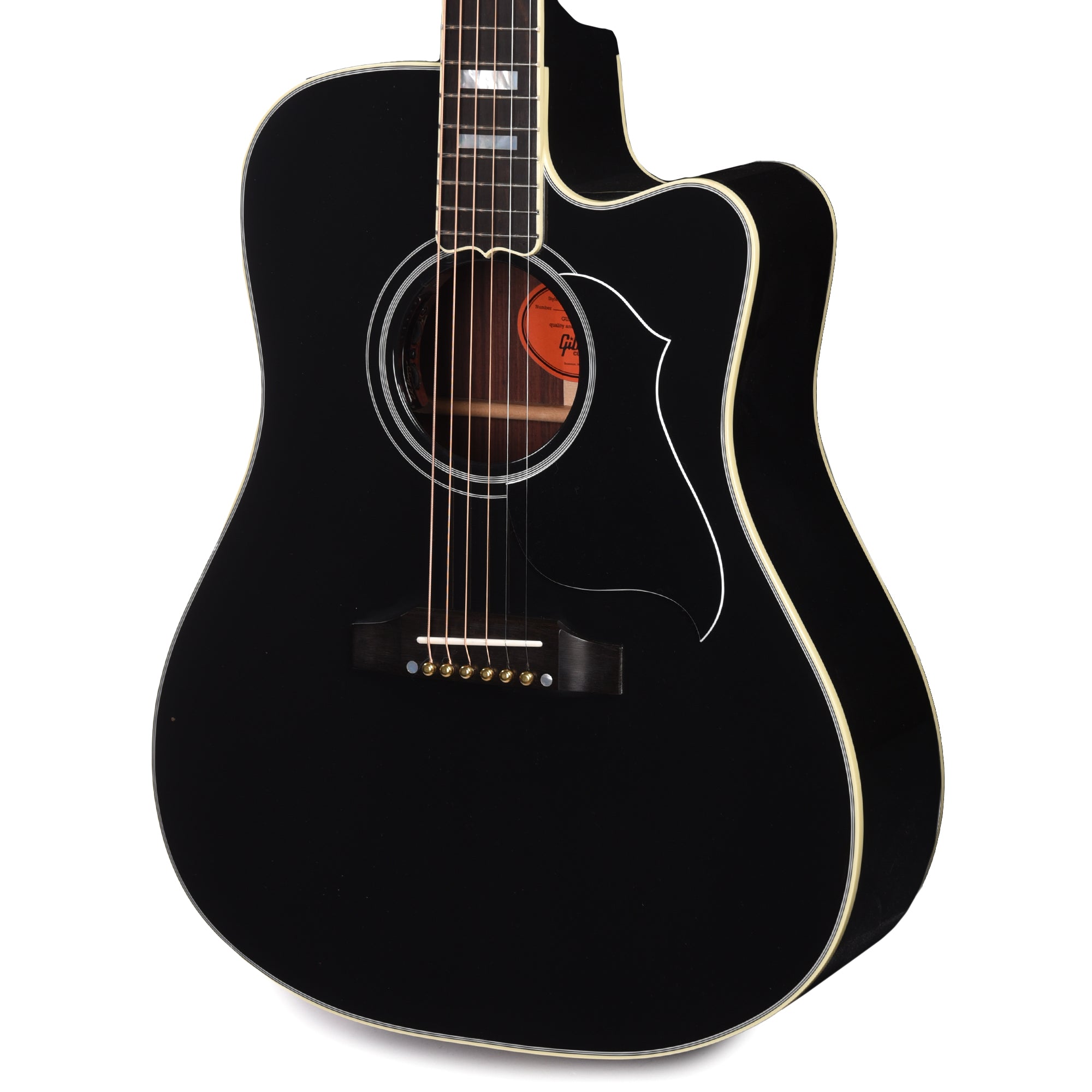 Gibson Custom Shop Modern Songwriter EC Custom Ebony Acoustic Guitars / Dreadnought