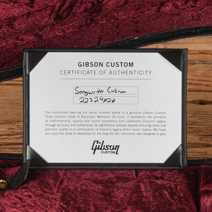 Gibson Custom Shop Modern Songwriter EC Custom Ebony Acoustic Guitars / Dreadnought