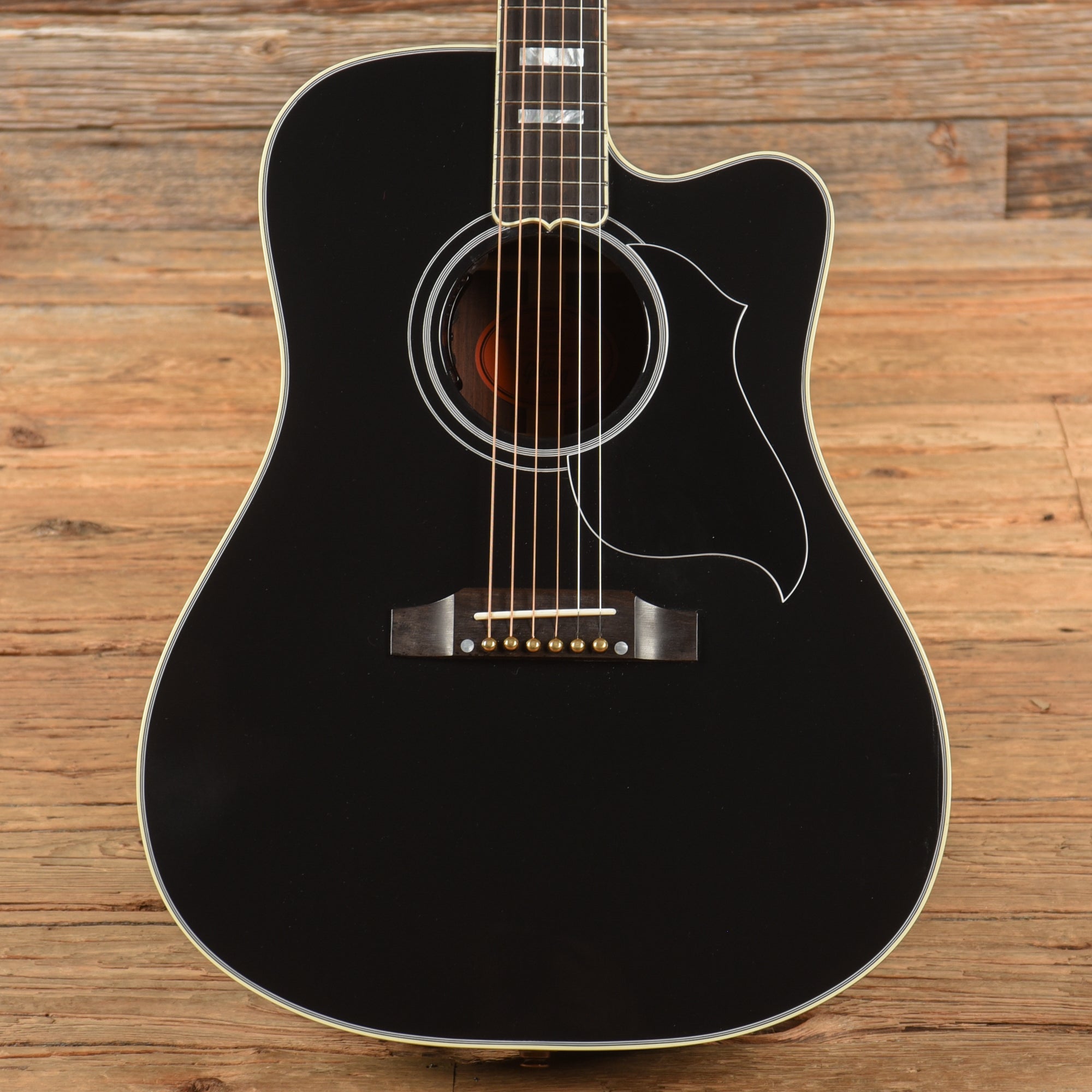 Gibson Custom Shop Modern Songwriter EC Custom Ebony Acoustic Guitars / Dreadnought