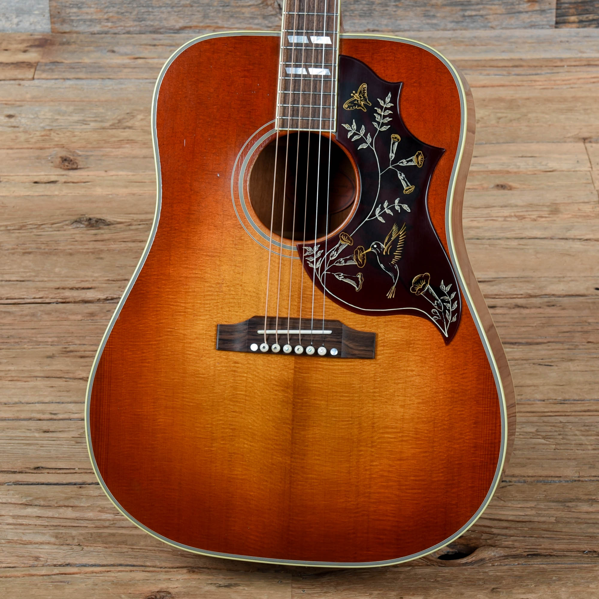 Gibson Custom Shop Murphy Lab '60 Hummingbird Reissue Light Aged Heritage Cherry Sunburst 2023 Acoustic Guitars / Dreadnought