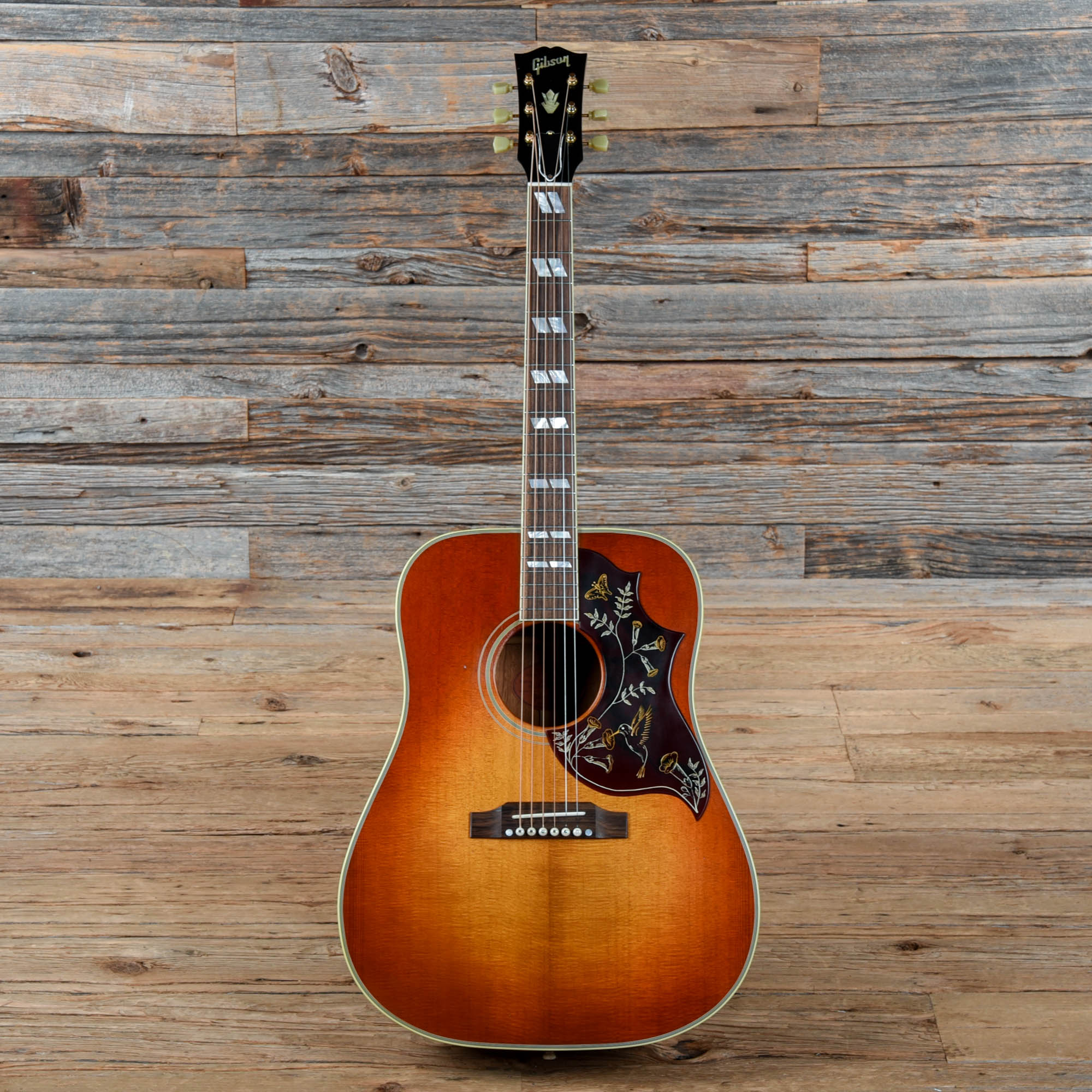 Gibson Custom Shop Murphy Lab '60 Hummingbird Reissue Light Aged Heritage Cherry Sunburst 2023 Acoustic Guitars / Dreadnought