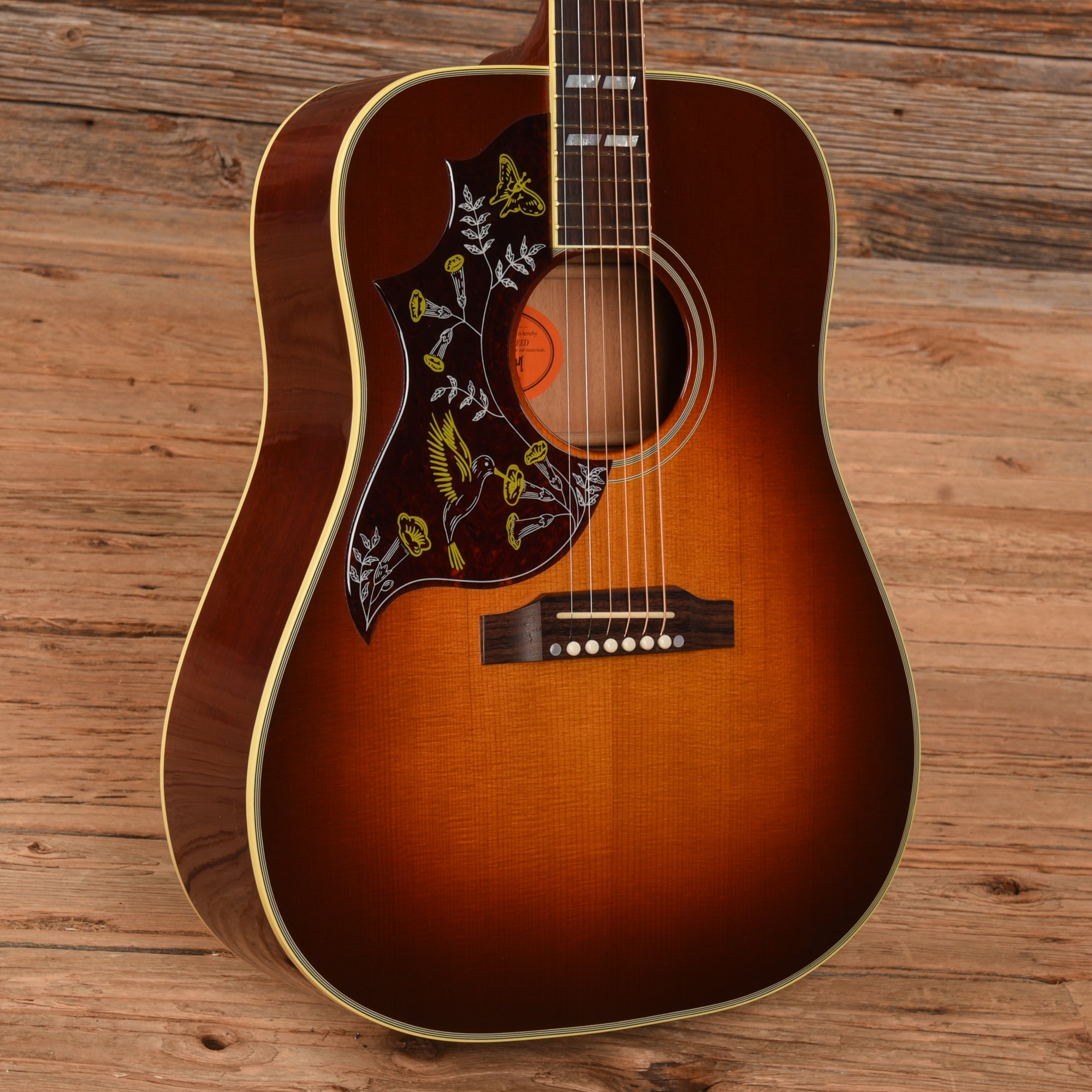 Gibson Hummingbird 2016 LEFTY Vintage Sunburst 2016 Acoustic Guitars / Dreadnought
