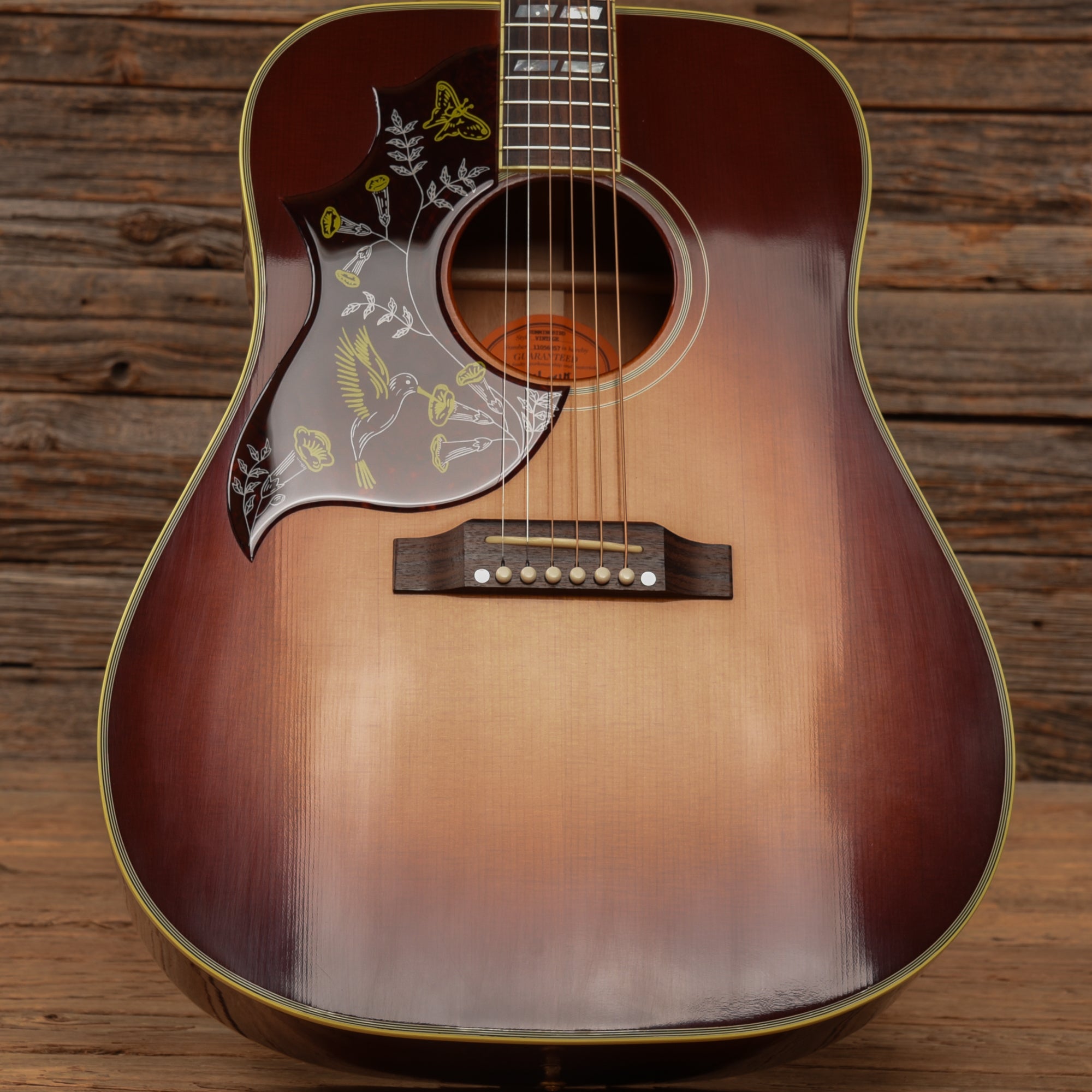 Gibson Hummingbird 2016 LEFTY Vintage Sunburst 2016 Acoustic Guitars / Dreadnought