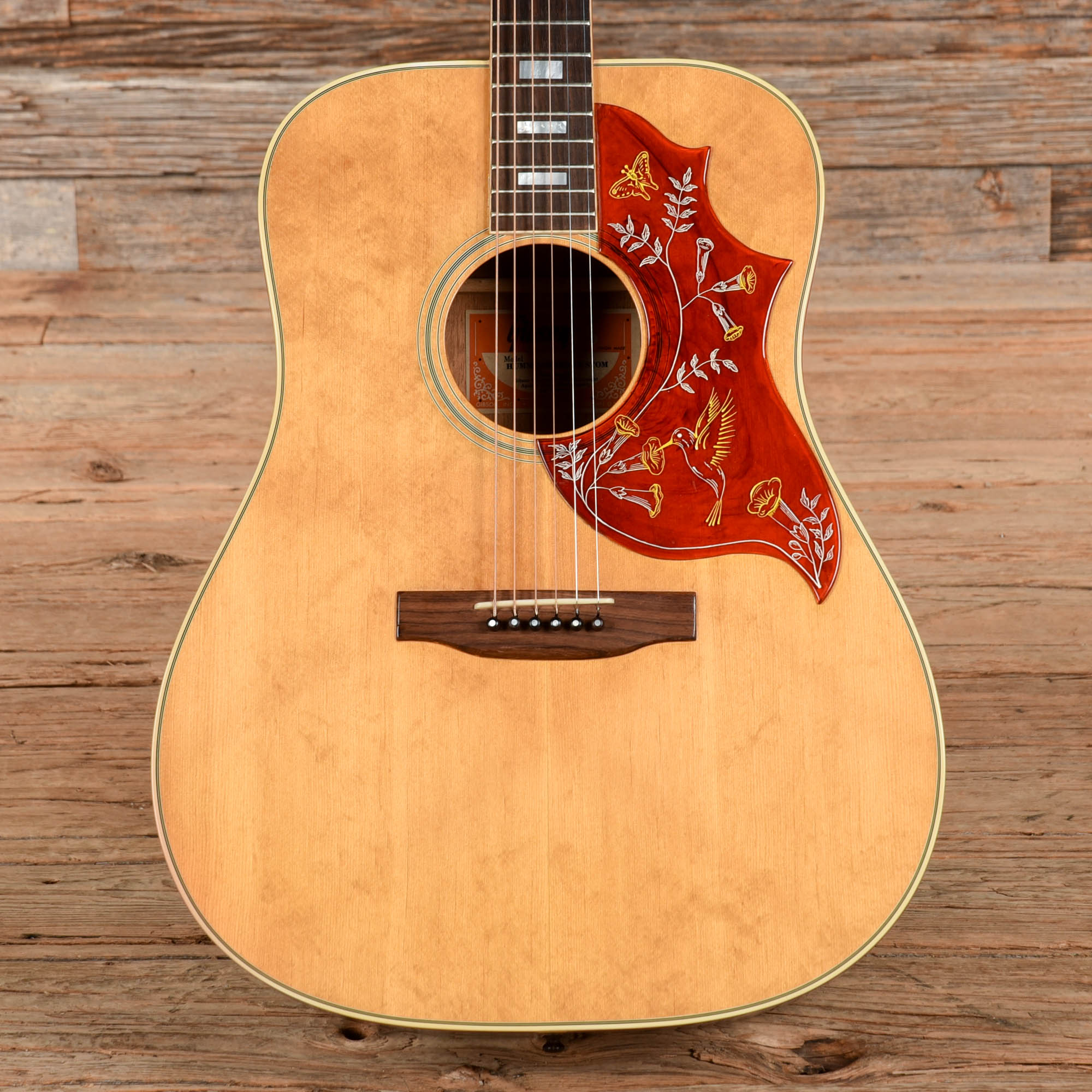 Gibson Hummingbird Natural 1972 Acoustic Guitars / Dreadnought