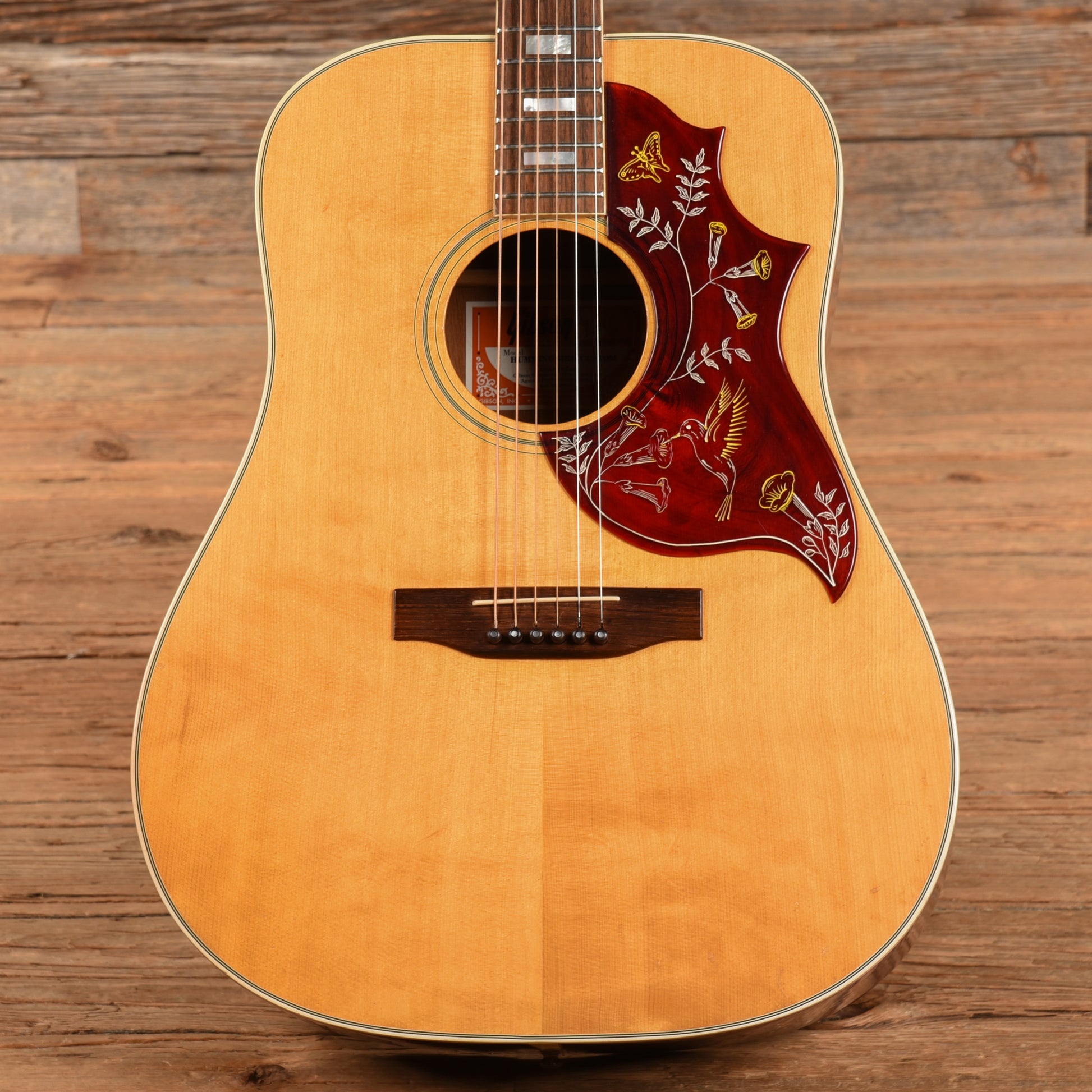 Gibson Hummingbird Natural 1974 Acoustic Guitars / Dreadnought