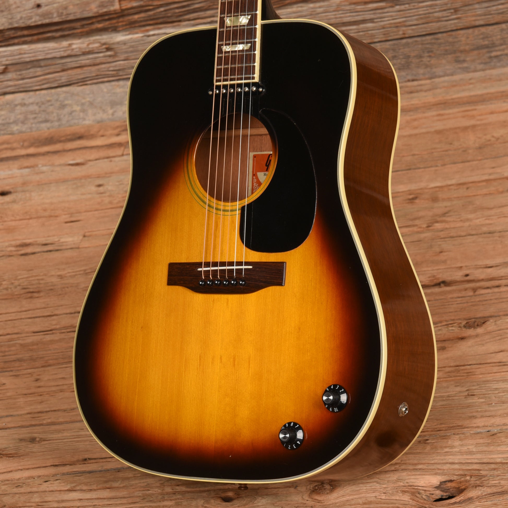 Gibson J-160E Custom Sunburst 1978 Acoustic Guitars / Dreadnought