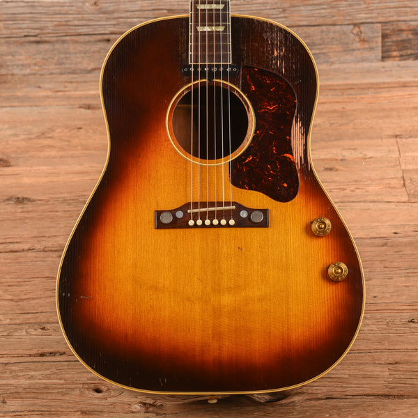 Gibson J-160E Sunburst 1955 – Chicago Music Exchange