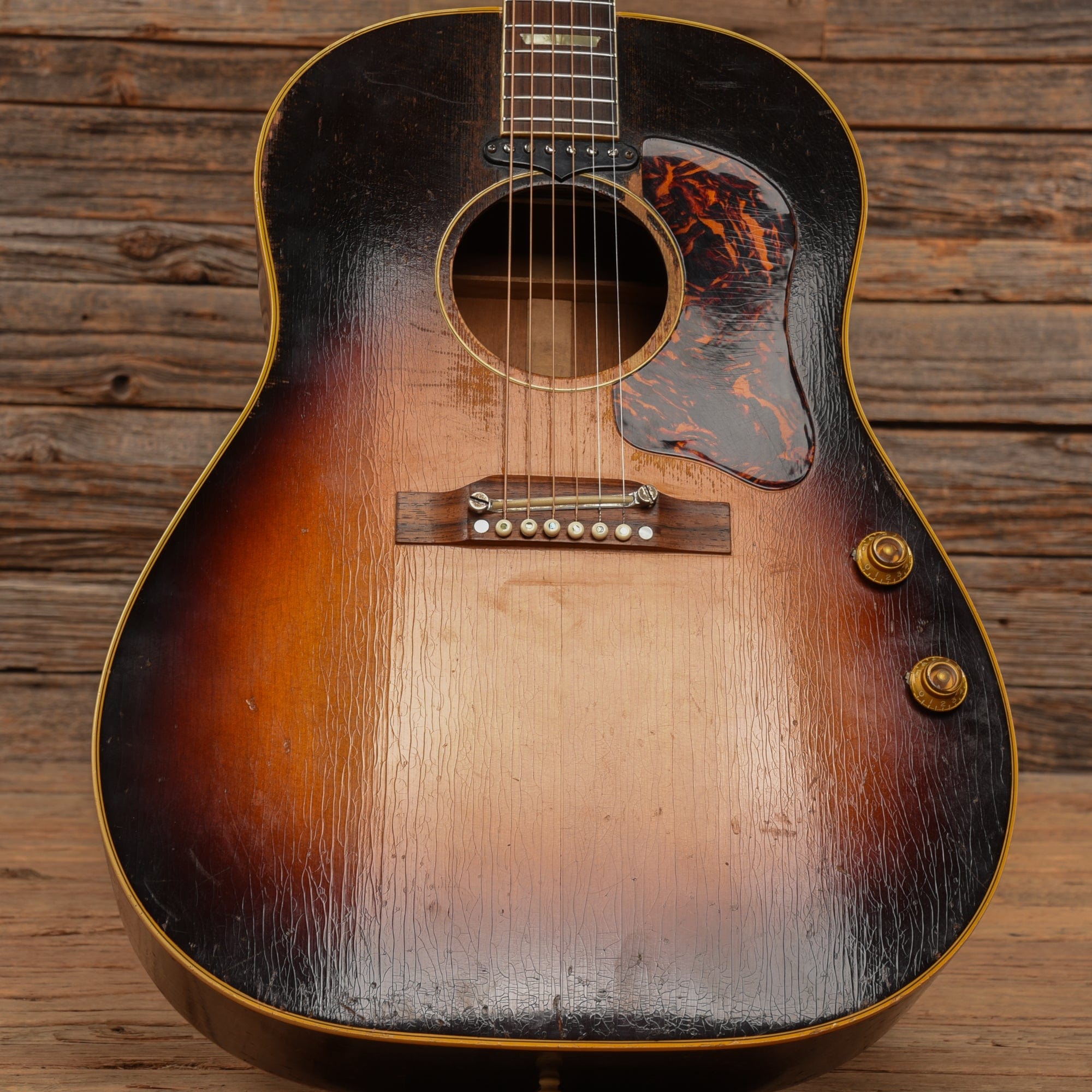 Gibson J-160E Sunburst 1956 Acoustic Guitars / Dreadnought