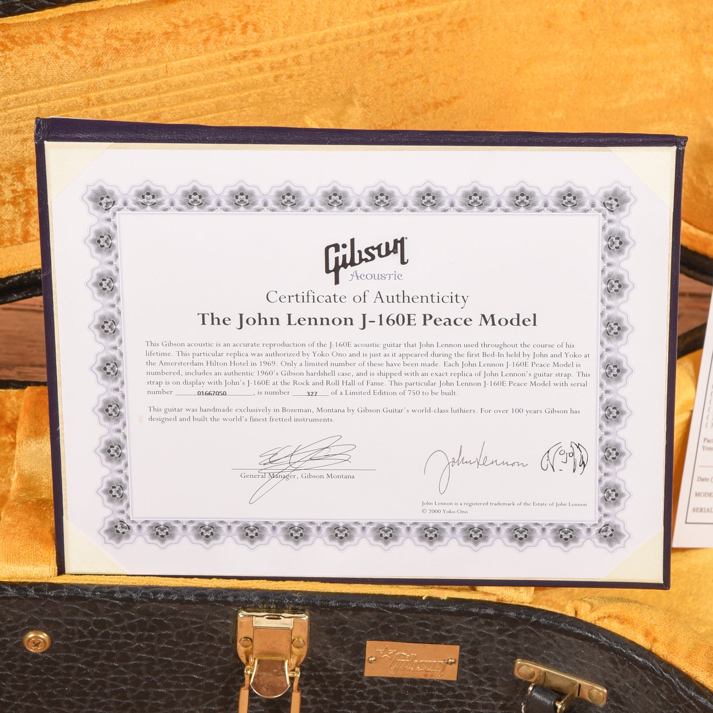 Gibson John Lennon J-160E Peace Model Natural 2007 Acoustic Guitars / Dreadnought