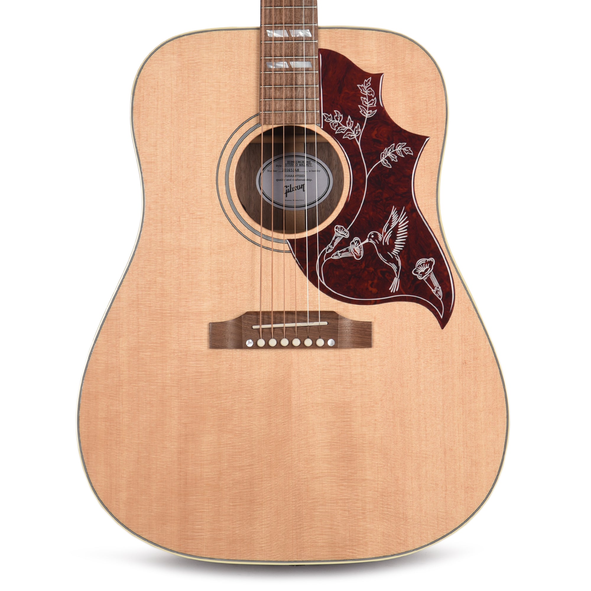Gibson Modern Hummingbird Studio Walnut Gloss Top Natural Acoustic Guitars / Dreadnought