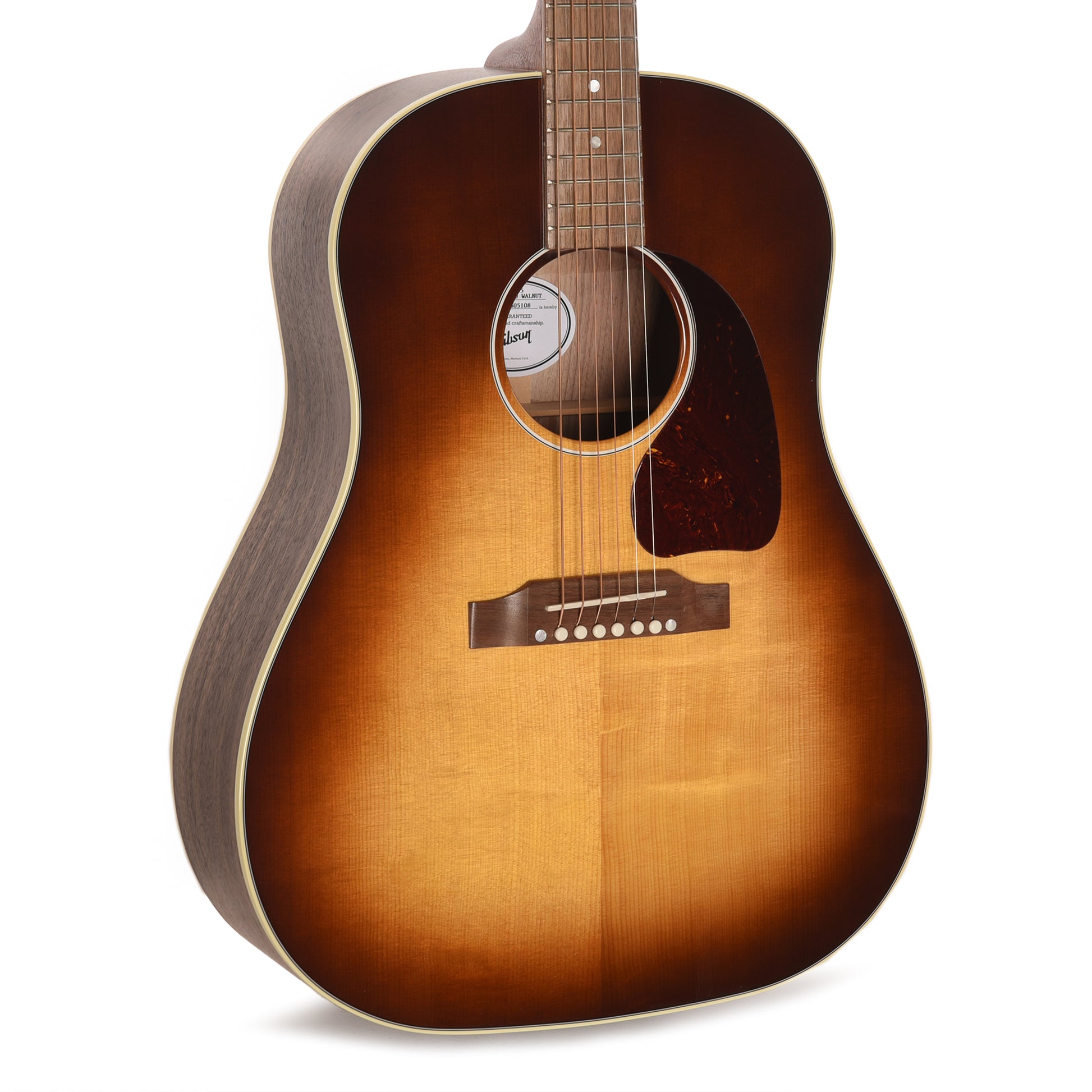 Gibson Modern J-45 Studio Walnut Gloss Top Walnut Burst Acoustic Guitars / Dreadnought
