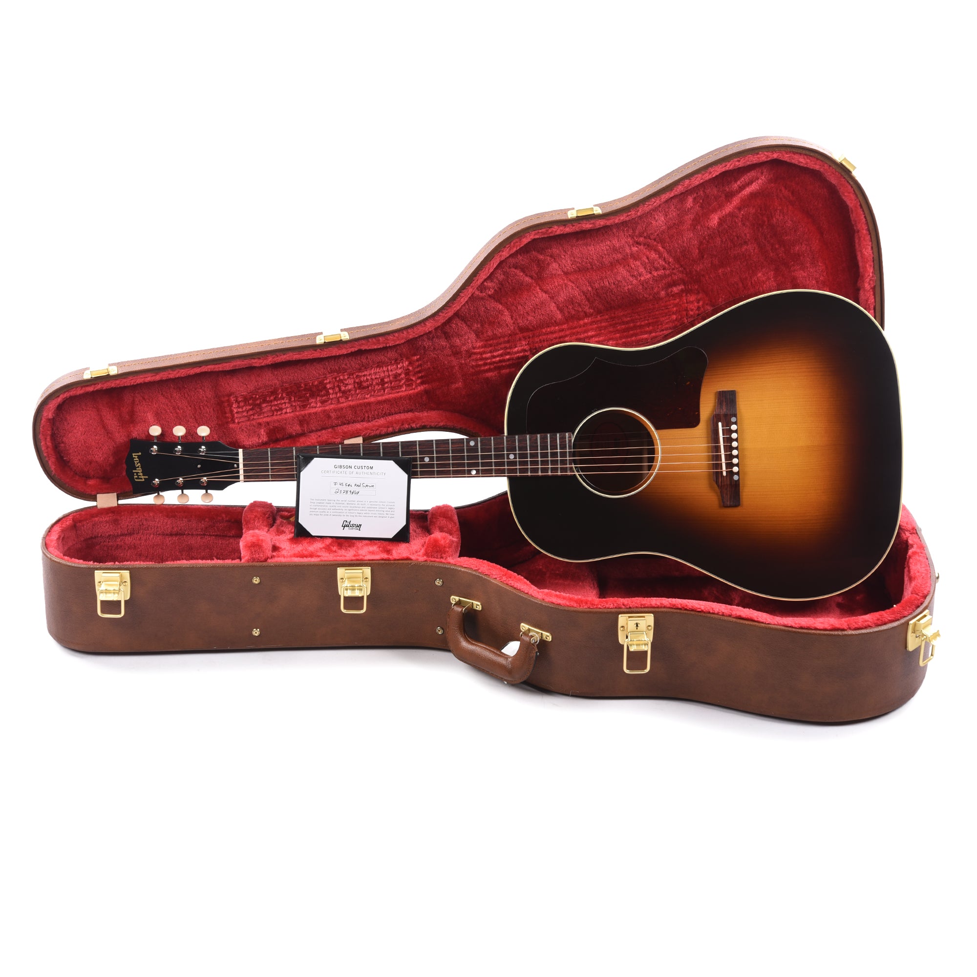 Gibson Original 50's J-45 Original Vintage Sunburst Tight Burst Adirondack Spruce VOS Acoustic Guitars / Dreadnought