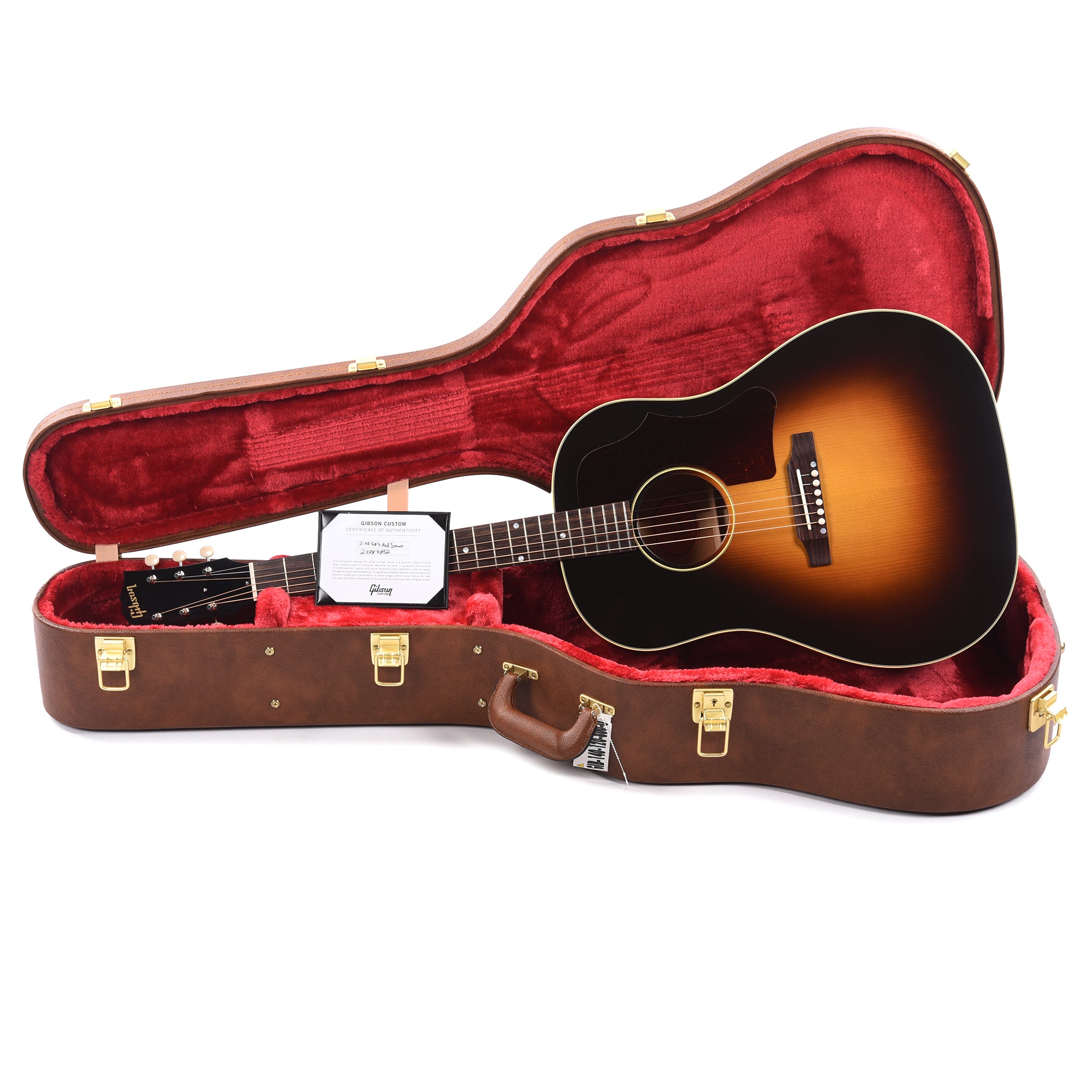Gibson Original 50's J-45 Original Vintage Sunburst Tight Burst Adirondack Spruce VOS Acoustic Guitars / Dreadnought