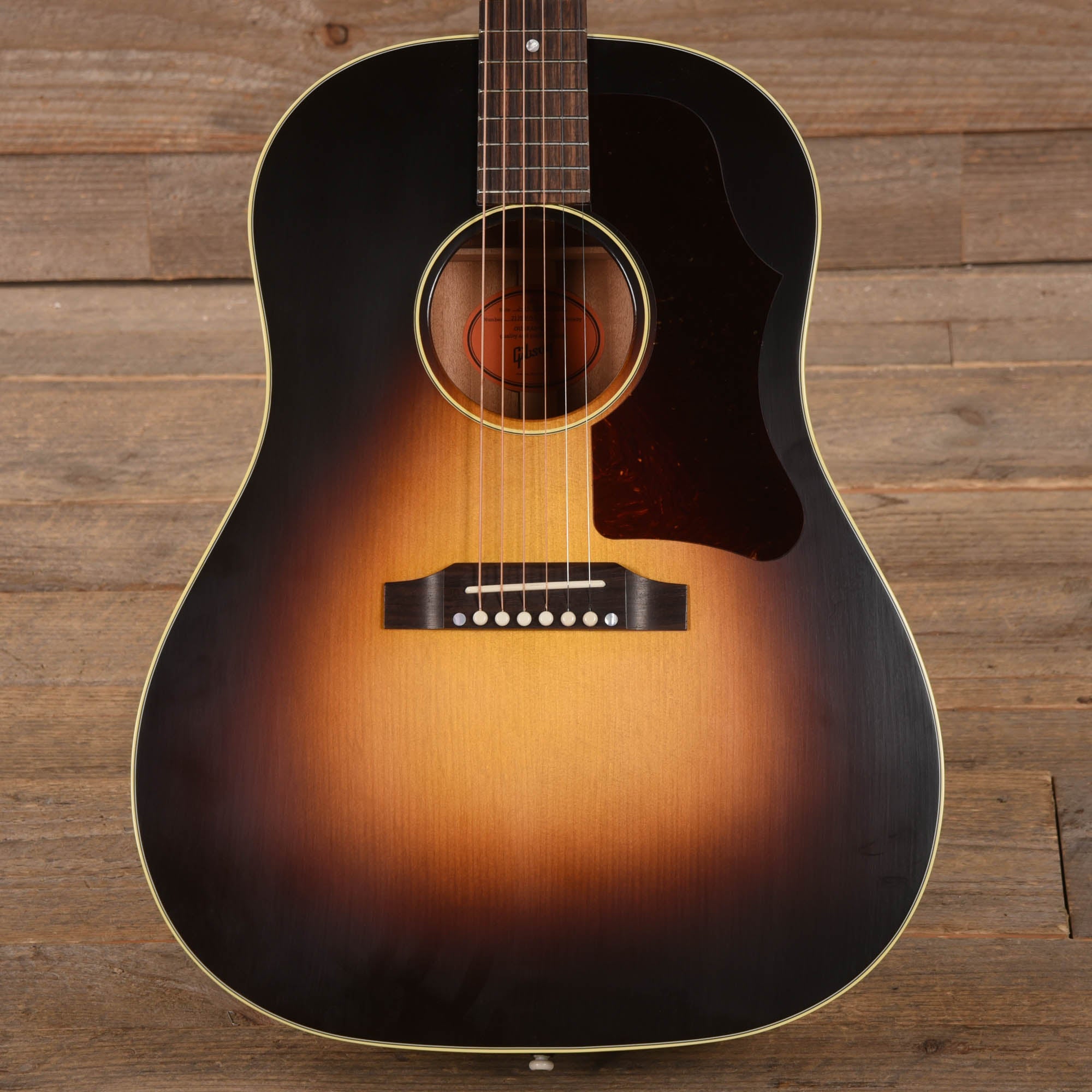 Gibson Original 50's J-45 Original Vintage Sunburst Tight Burst Adirondack Spruce VOS Acoustic Guitars / Dreadnought
