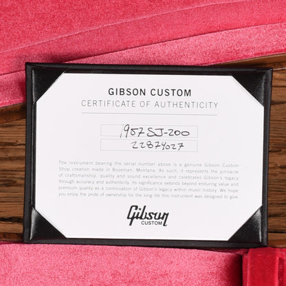Gibson Custom 57 SJ-200 Reissue Natural 2024 Acoustic Guitars