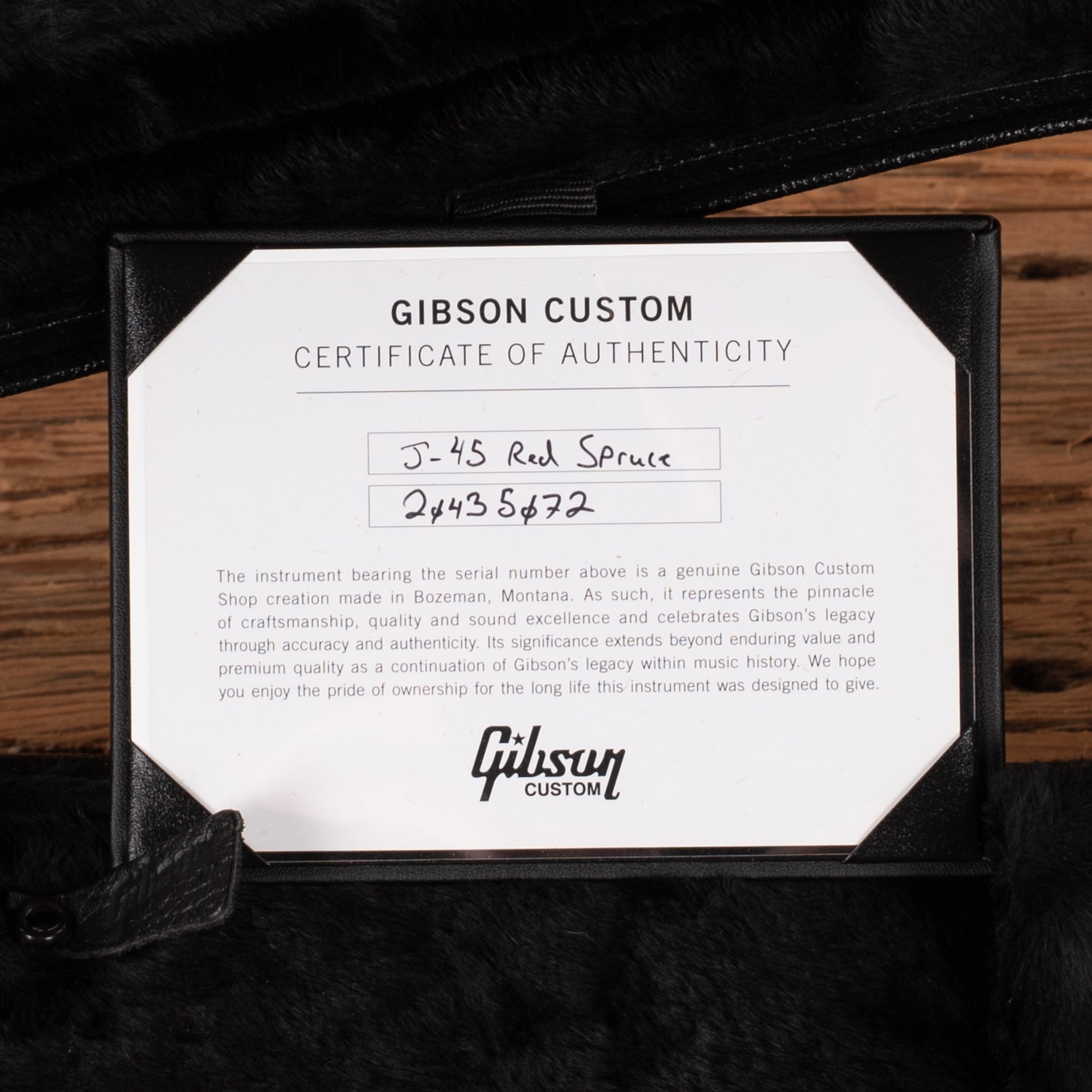 Gibson Custom J-45 Red Spruce Sunburst 2025 Acoustic Guitars