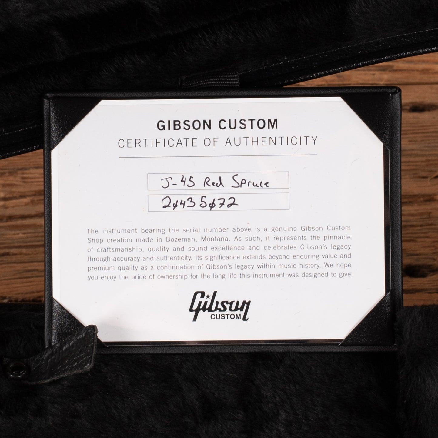 Gibson Custom J-45 Red Spruce Sunburst 2025 Acoustic Guitars