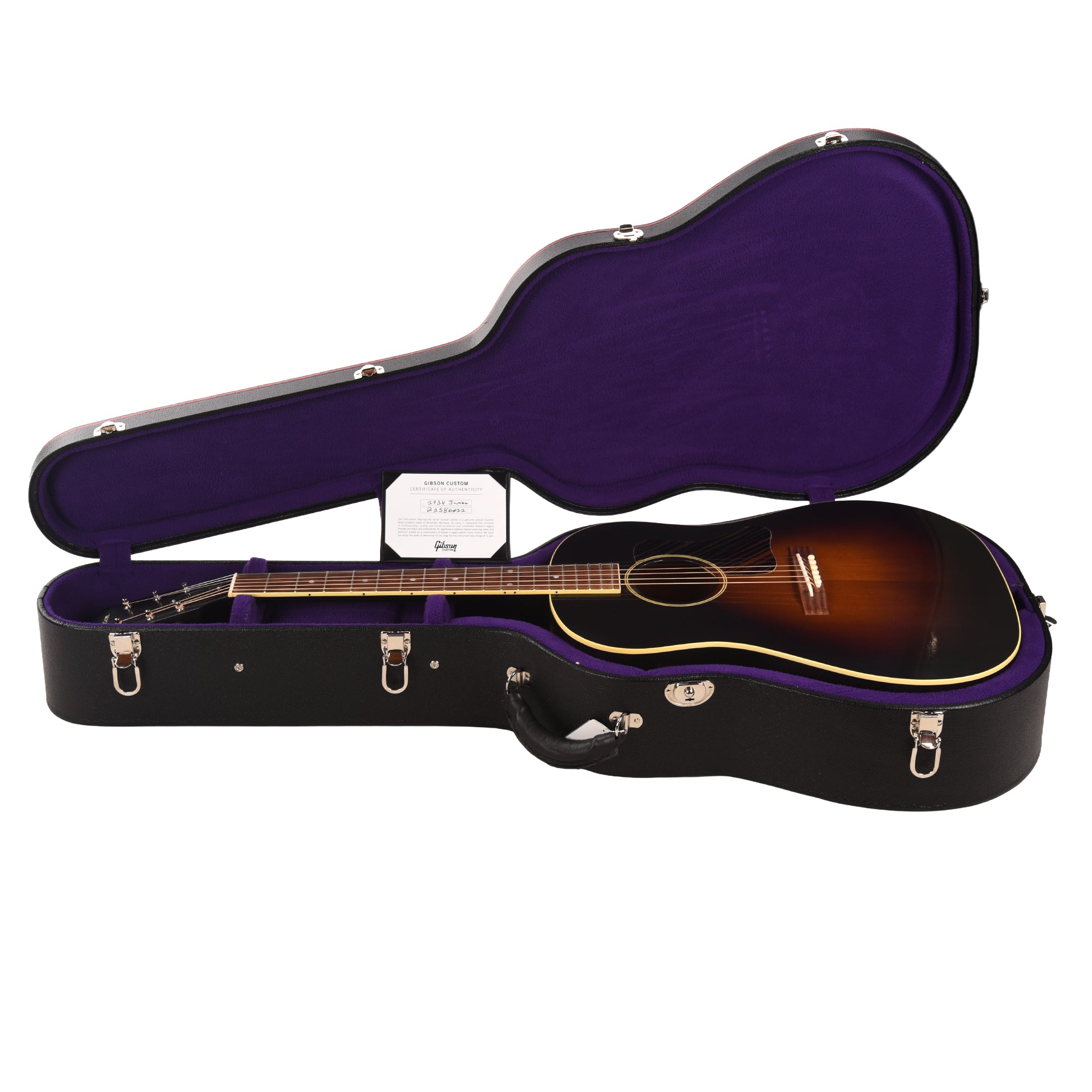 Gibson Custom Shop Historic Reissue 1934 Jumbo Vintage Sunburst Acoustic Guitars